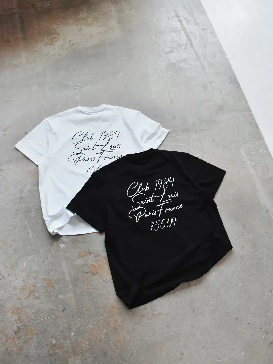 CLUB 1984. Patron 75004 T-shirt - Black T-Shirt