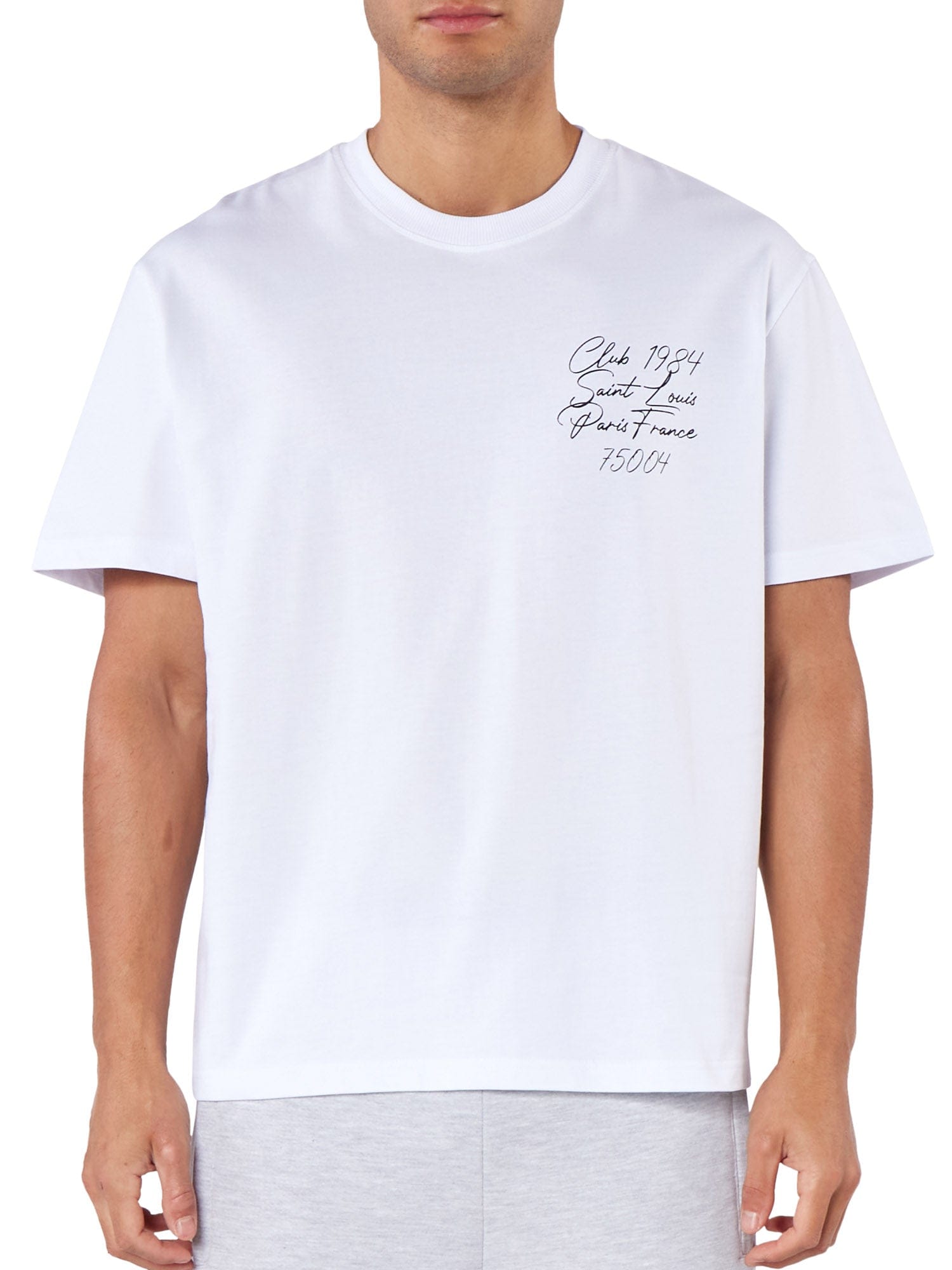 CLUB 1984. Patron 75004 T-shirt - White T-Shirt