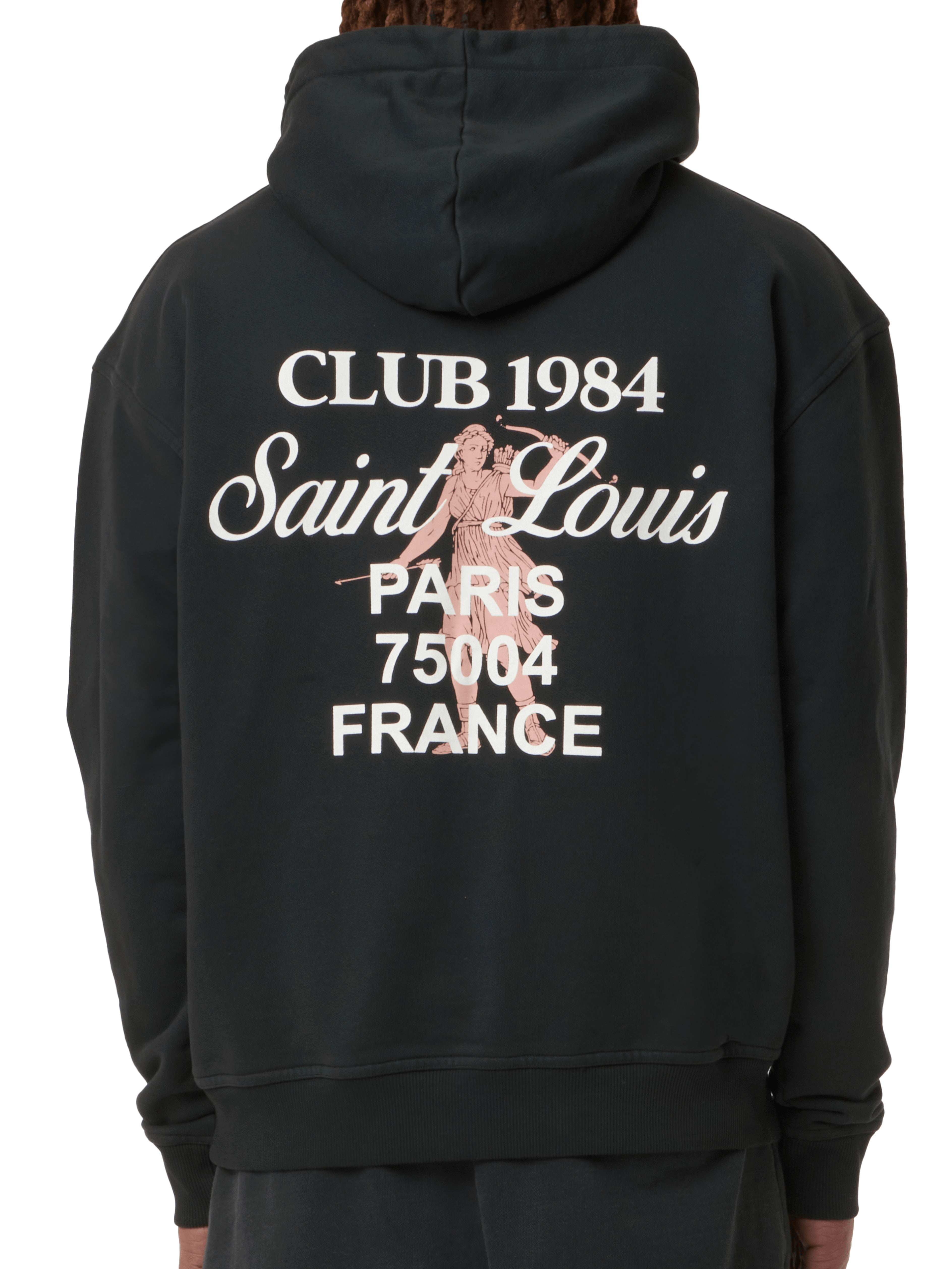 CLUB 1984. Patron 84 Hoodie - Washed Black Hoodie