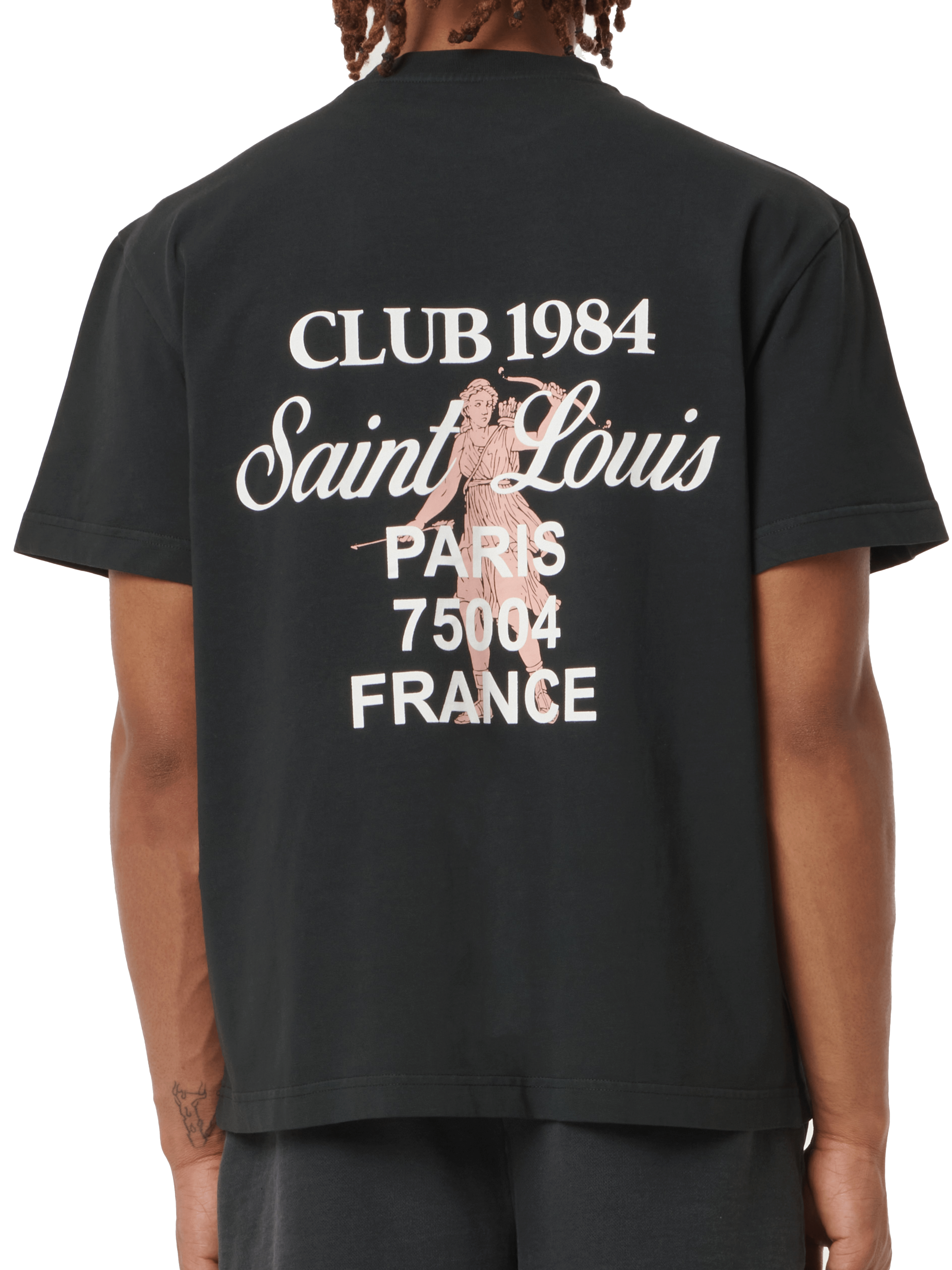 CLUB 1984. Patron 84 T-shirt - Washed Black T-Shirt
