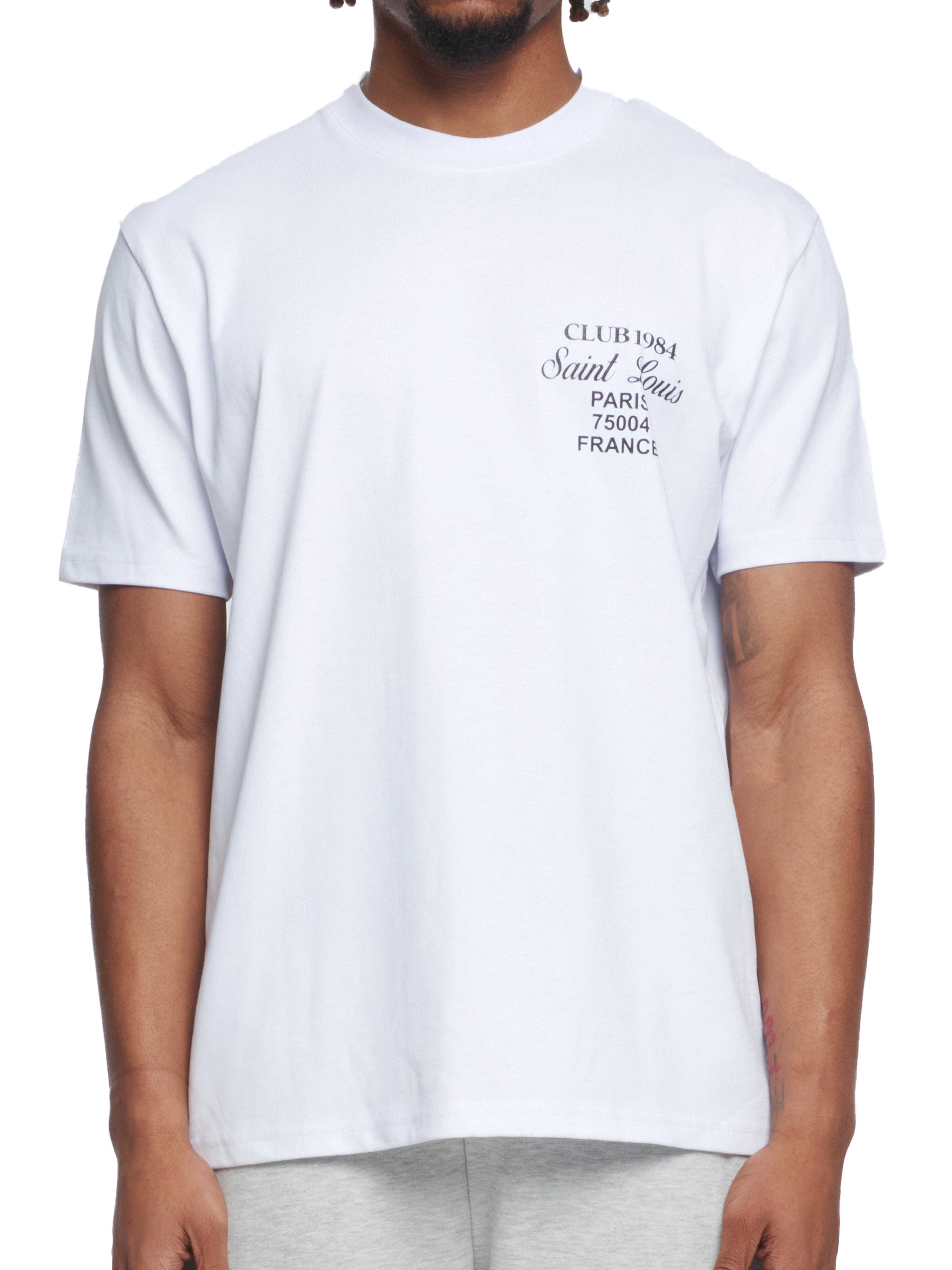 CLUB 1984. Patron 84 T-shirt - White/Orange T-Shirt