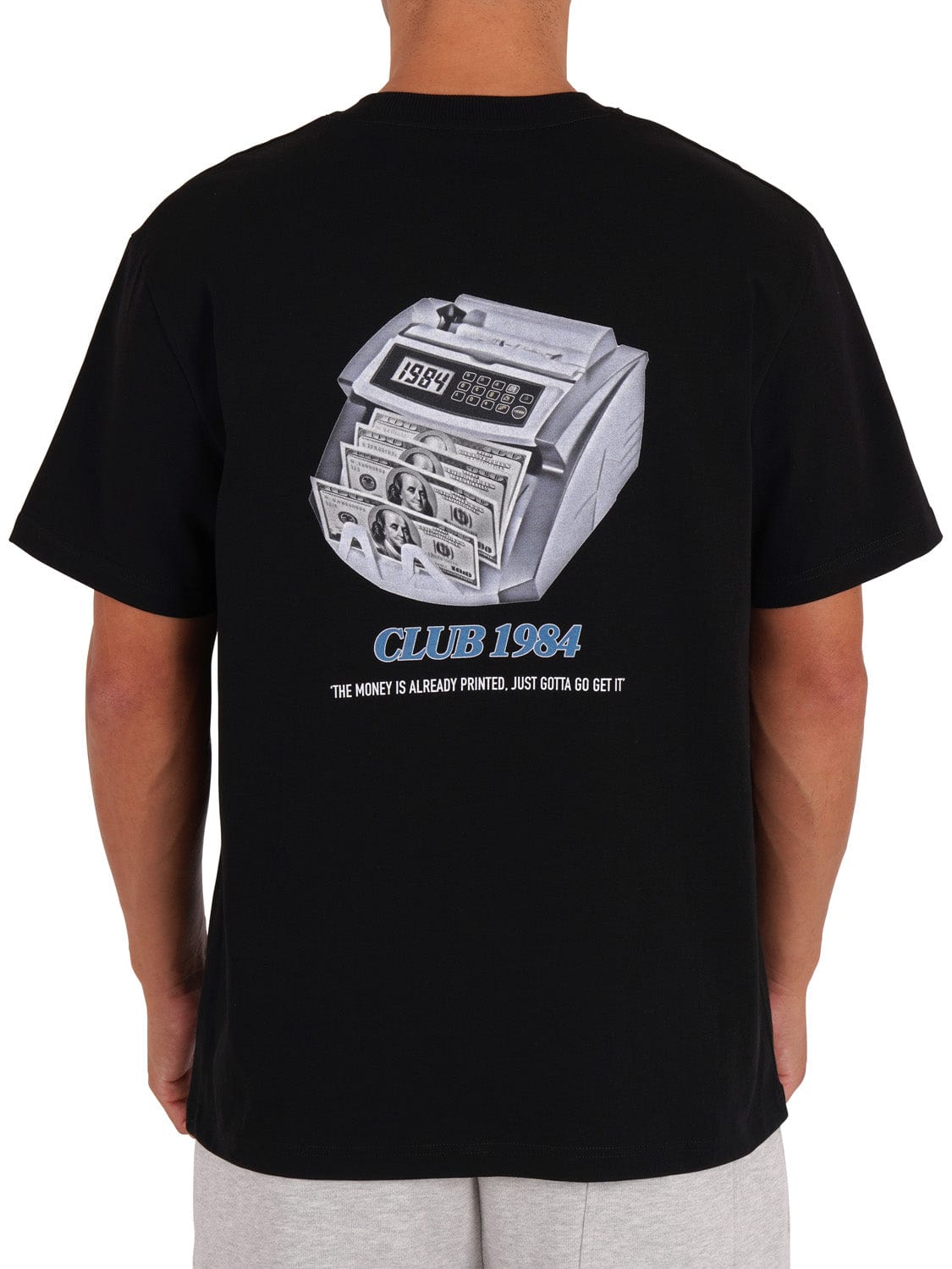 CLUB 1984. Printer T-shirt - Black T-Shirt