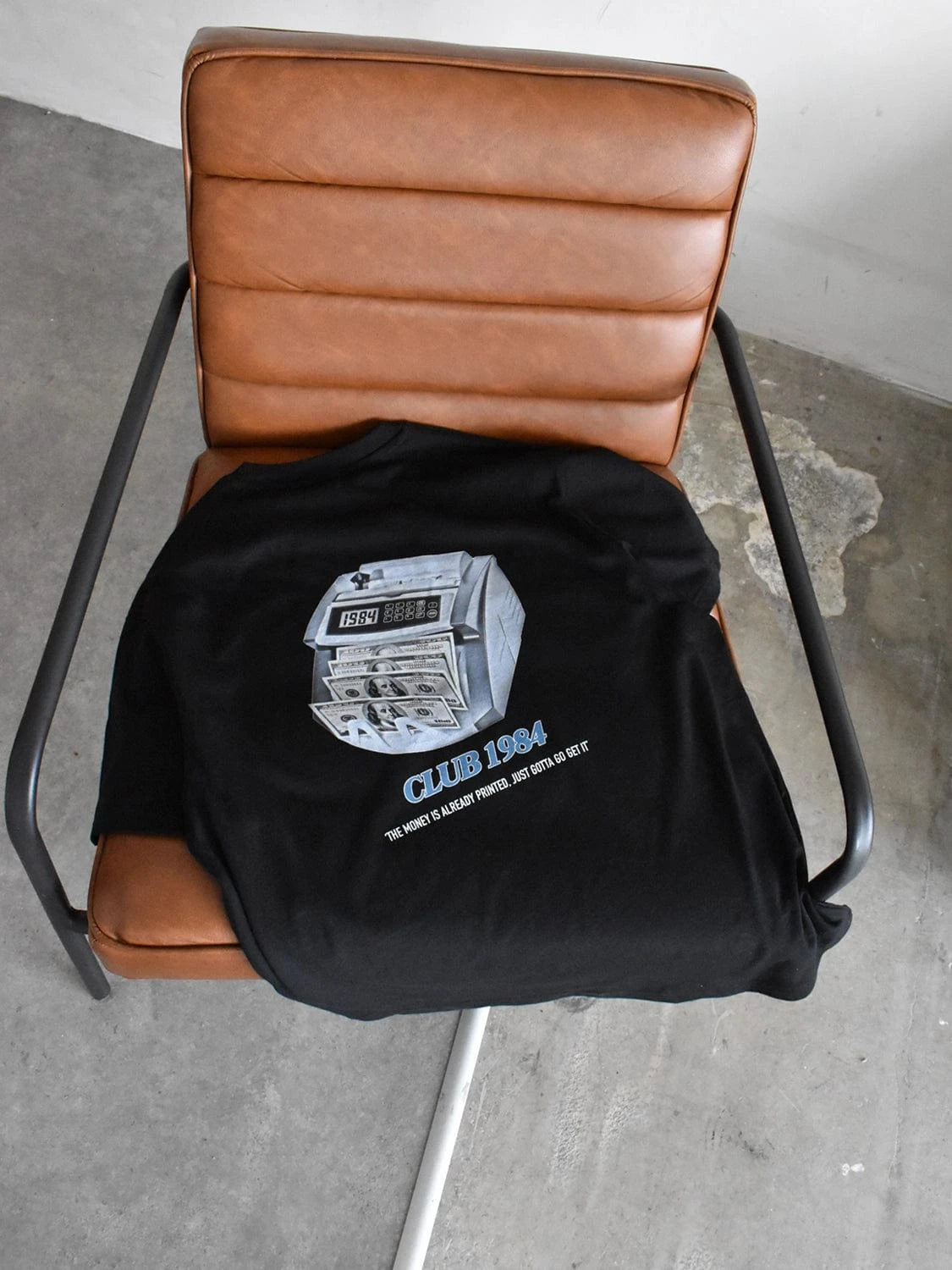 CLUB 1984. Printer T-shirt - Black T-Shirt