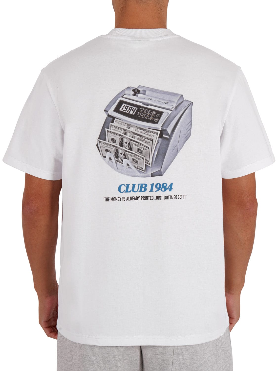 CLUB 1984. Printer T-shirt - White T-Shirt