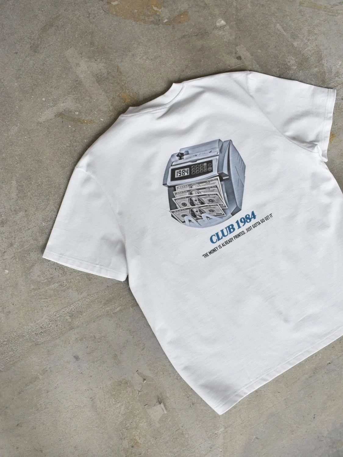 CLUB 1984. Printer T-shirt - White T-Shirt