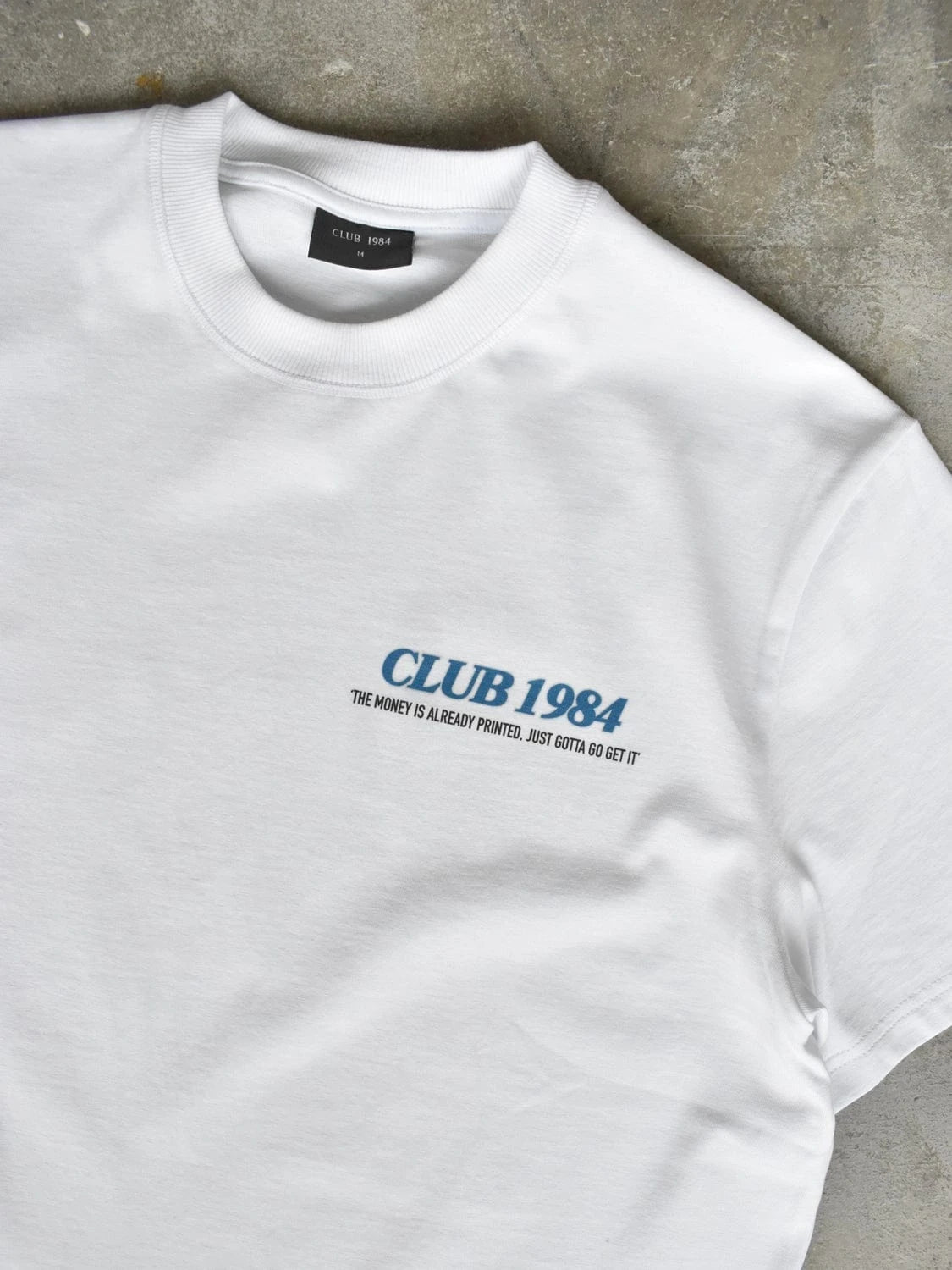 CLUB 1984. Printer T-shirt - White T-Shirt