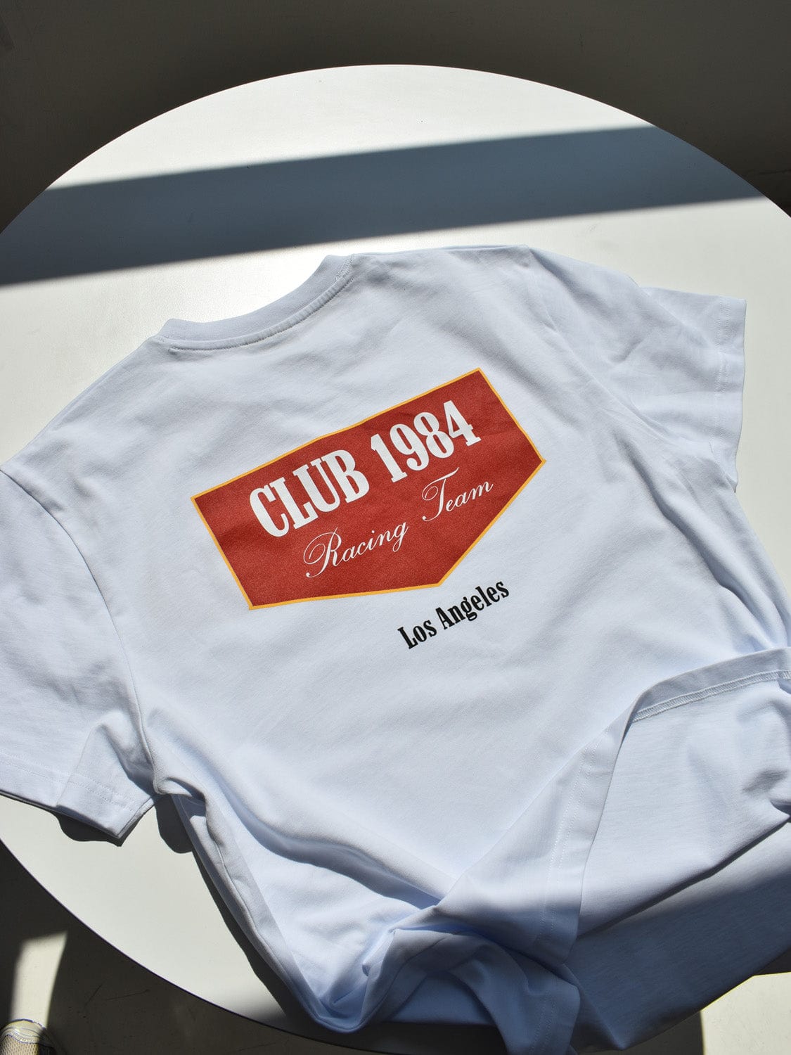 CLUB 1984. Racing T-shirt - White T-Shirt