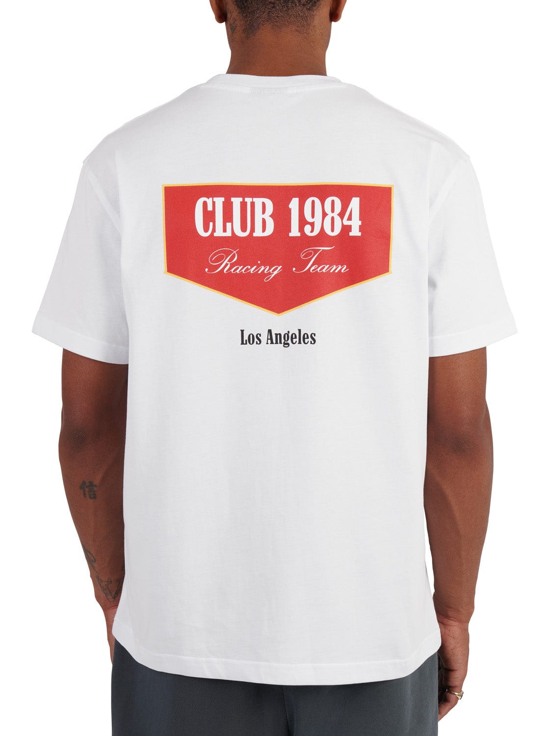 CLUB 1984. Racing T-shirt - White T-Shirt