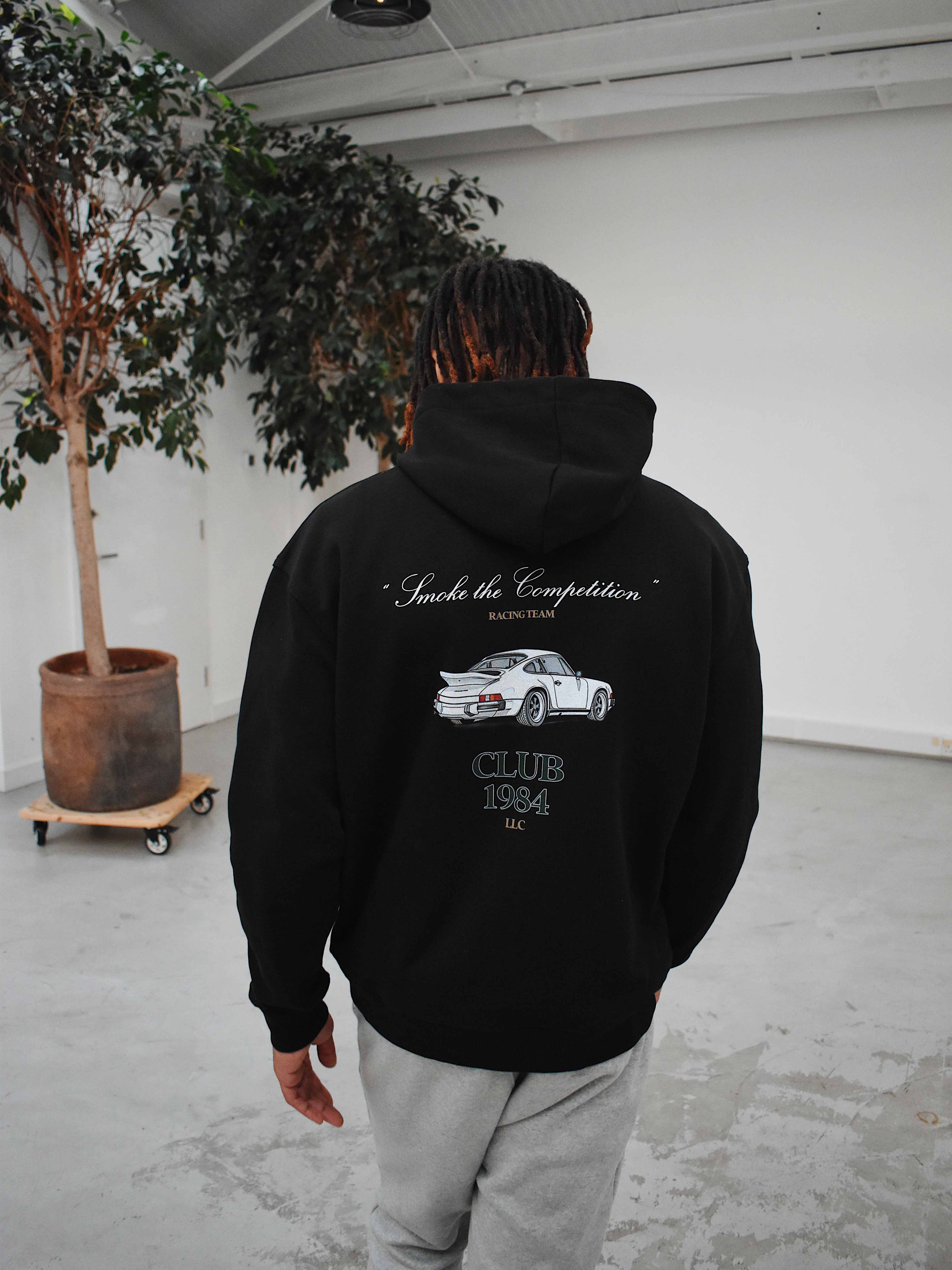 CLUB 1984. Racing Team Hoodie - Black Hoodie