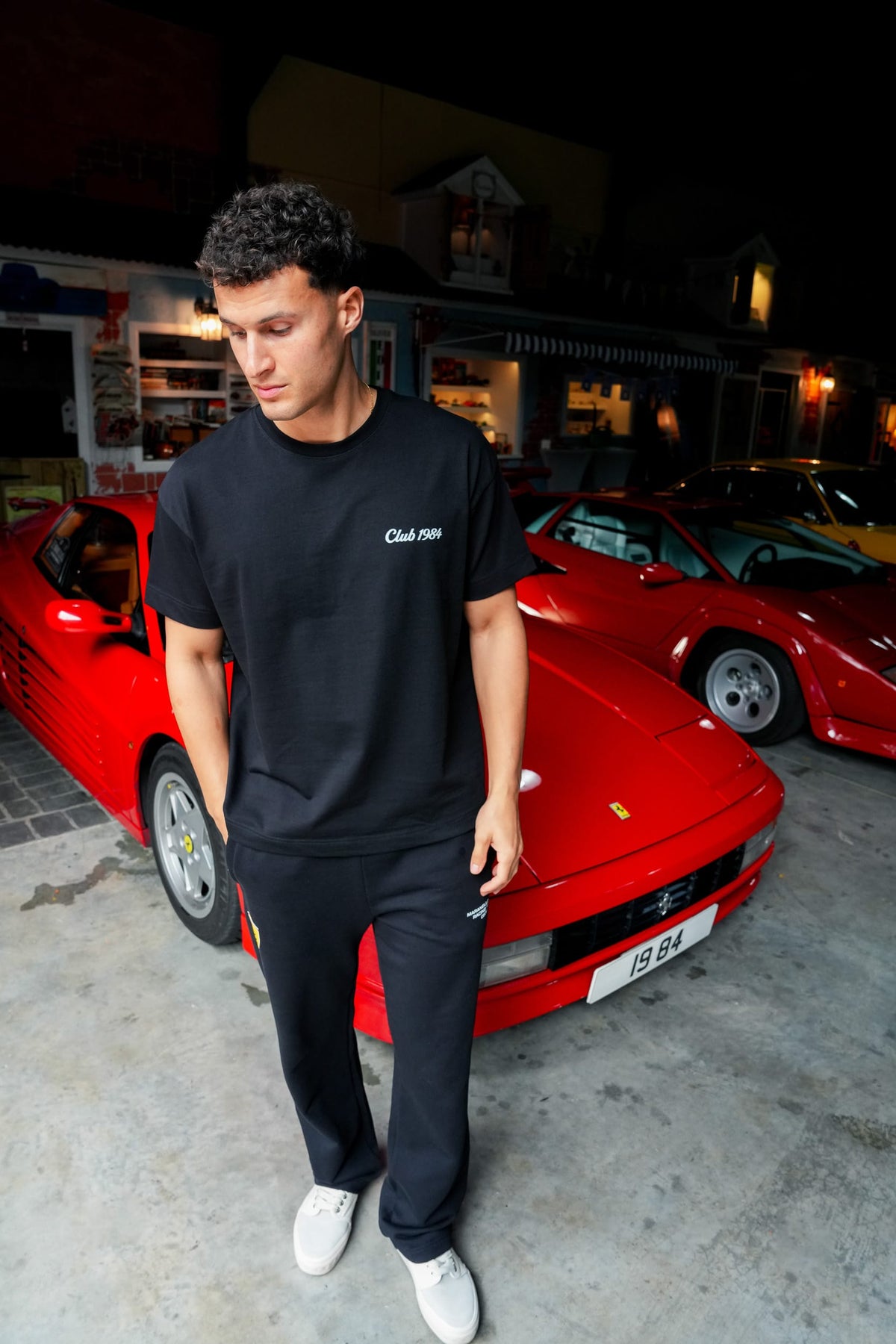 CLUB 1984. Rear View T-shirt - Black T-Shirt