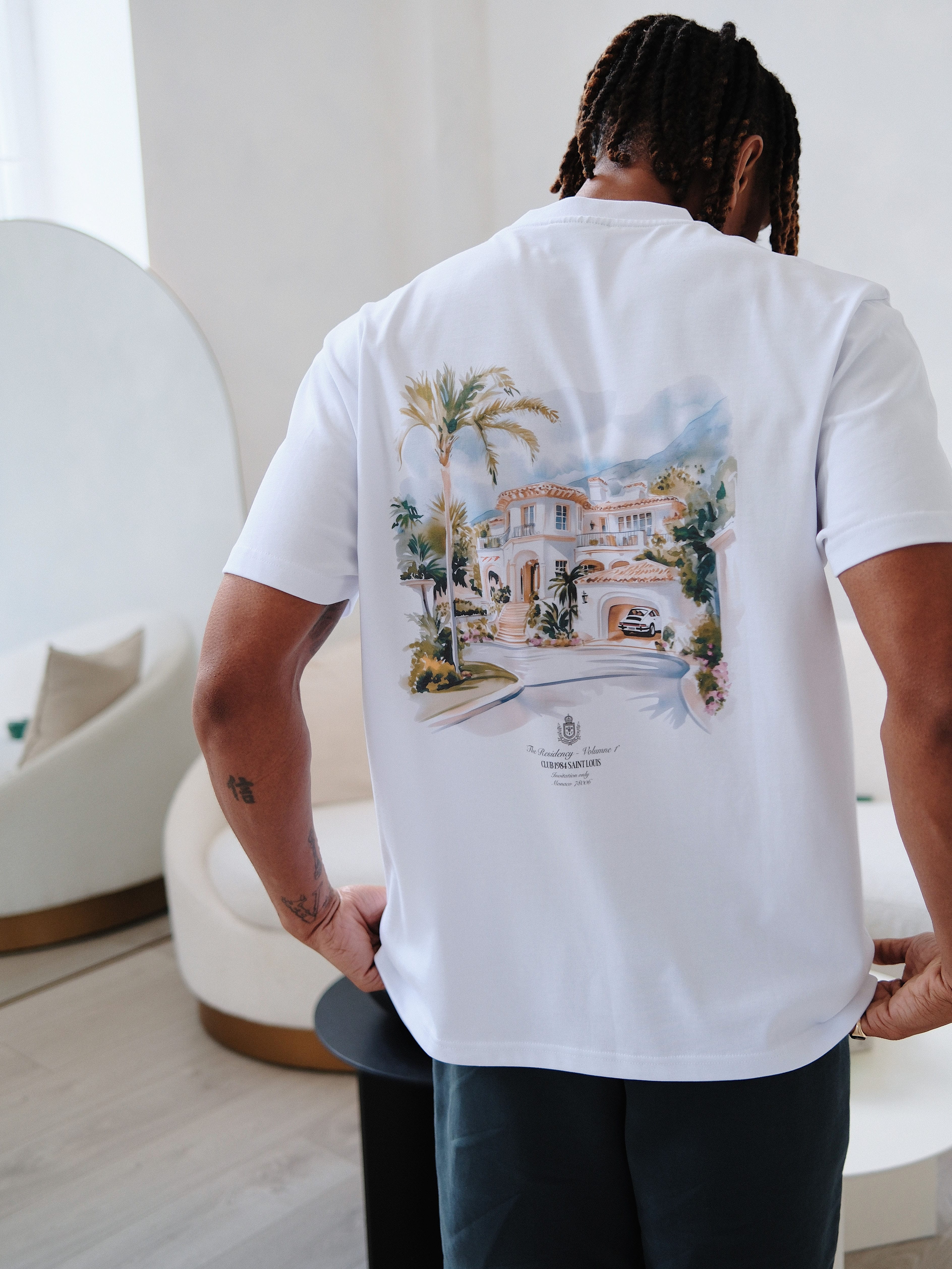 CLUB 1984. Residency T-Shirt - White T-Shirt