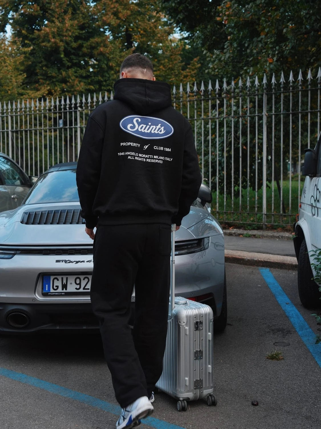 CLUB 1984. Saints Property Hoodie - Black Hoodie