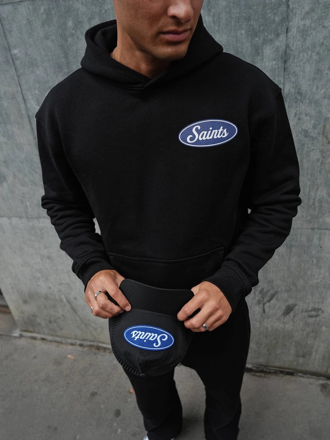 CLUB 1984. Saints Property Hoodie - Black Hoodie