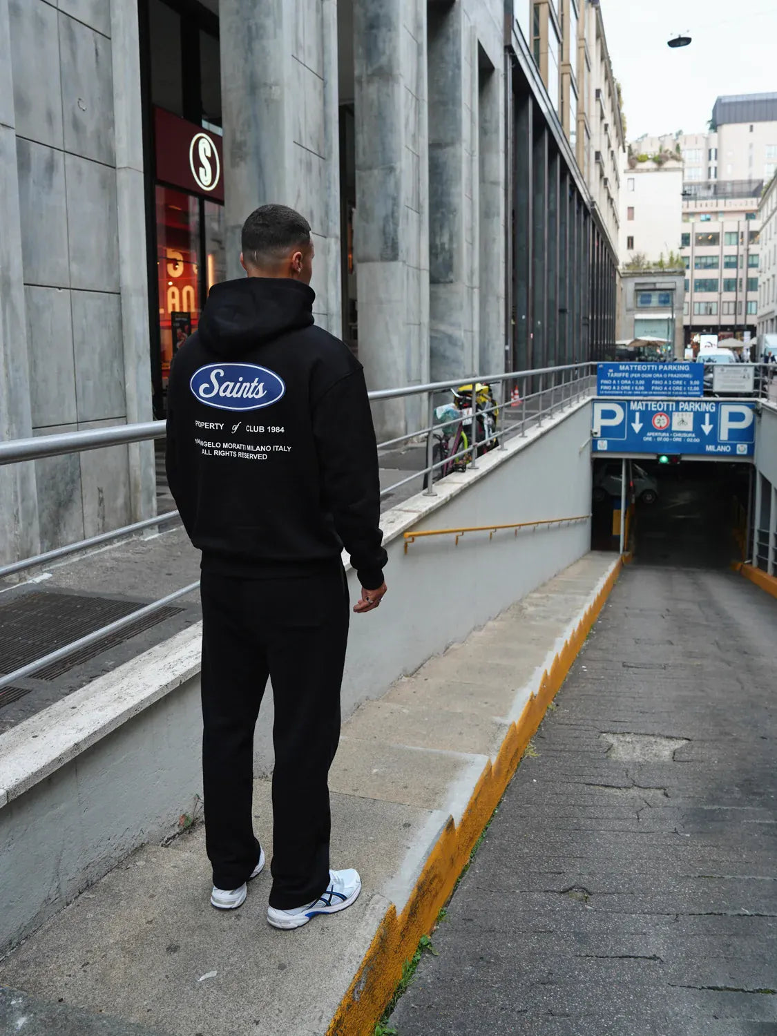 CLUB 1984. Saints Property Hoodie - Black Hoodie