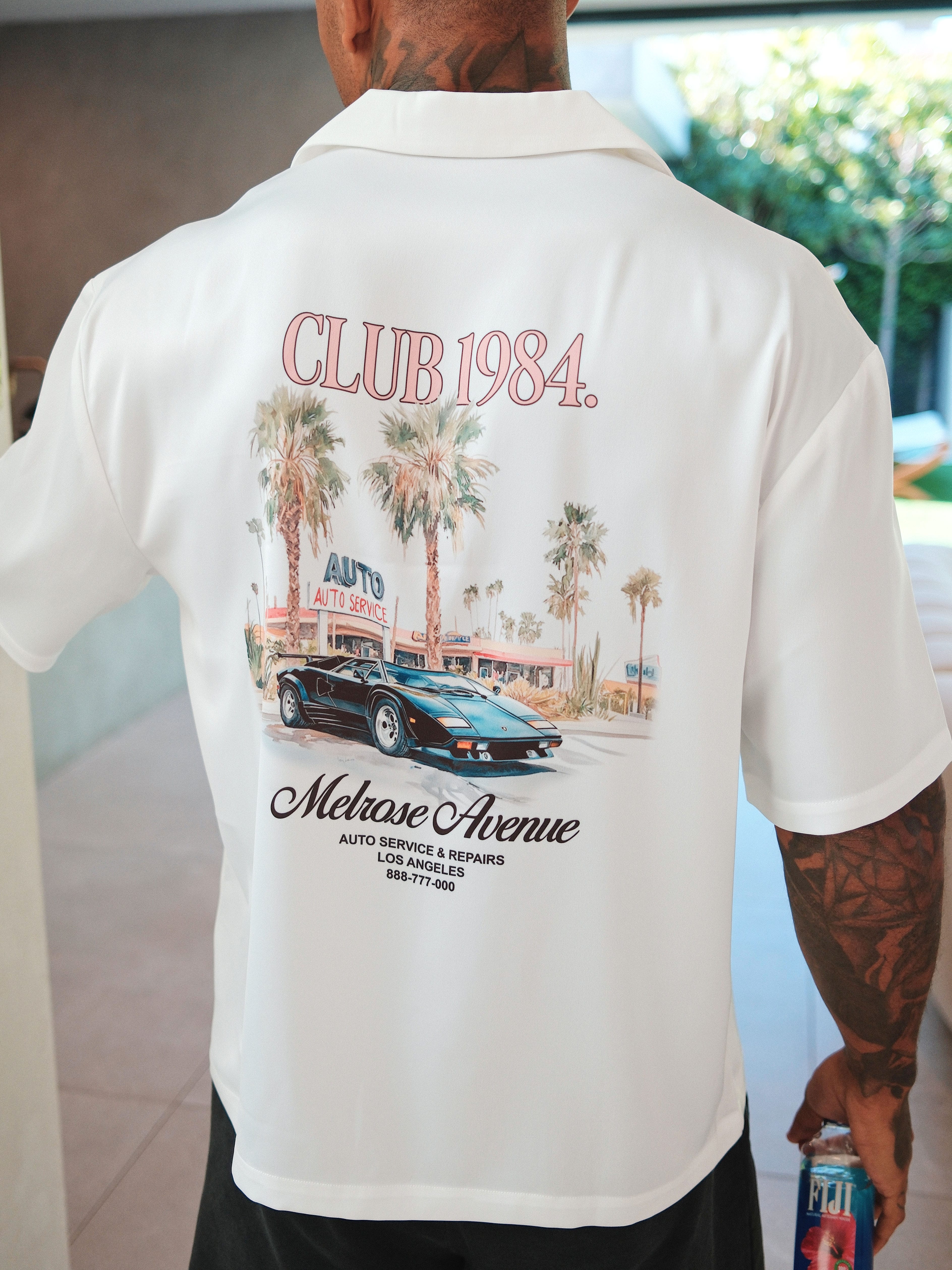 CLUB 1984. San Andreas Shirt - White Shirt