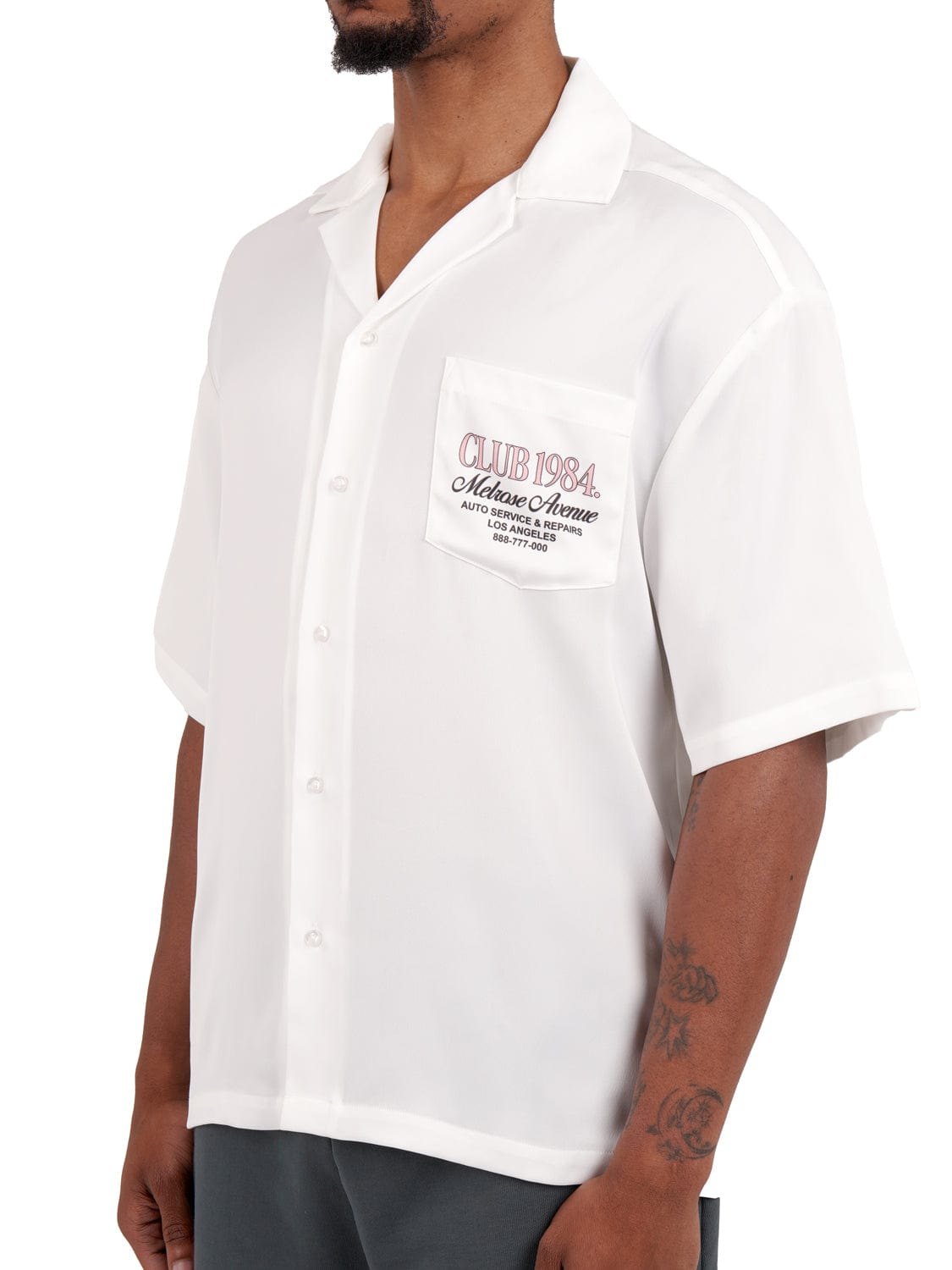 CLUB 1984. San Andreas Shirt - White Shirt