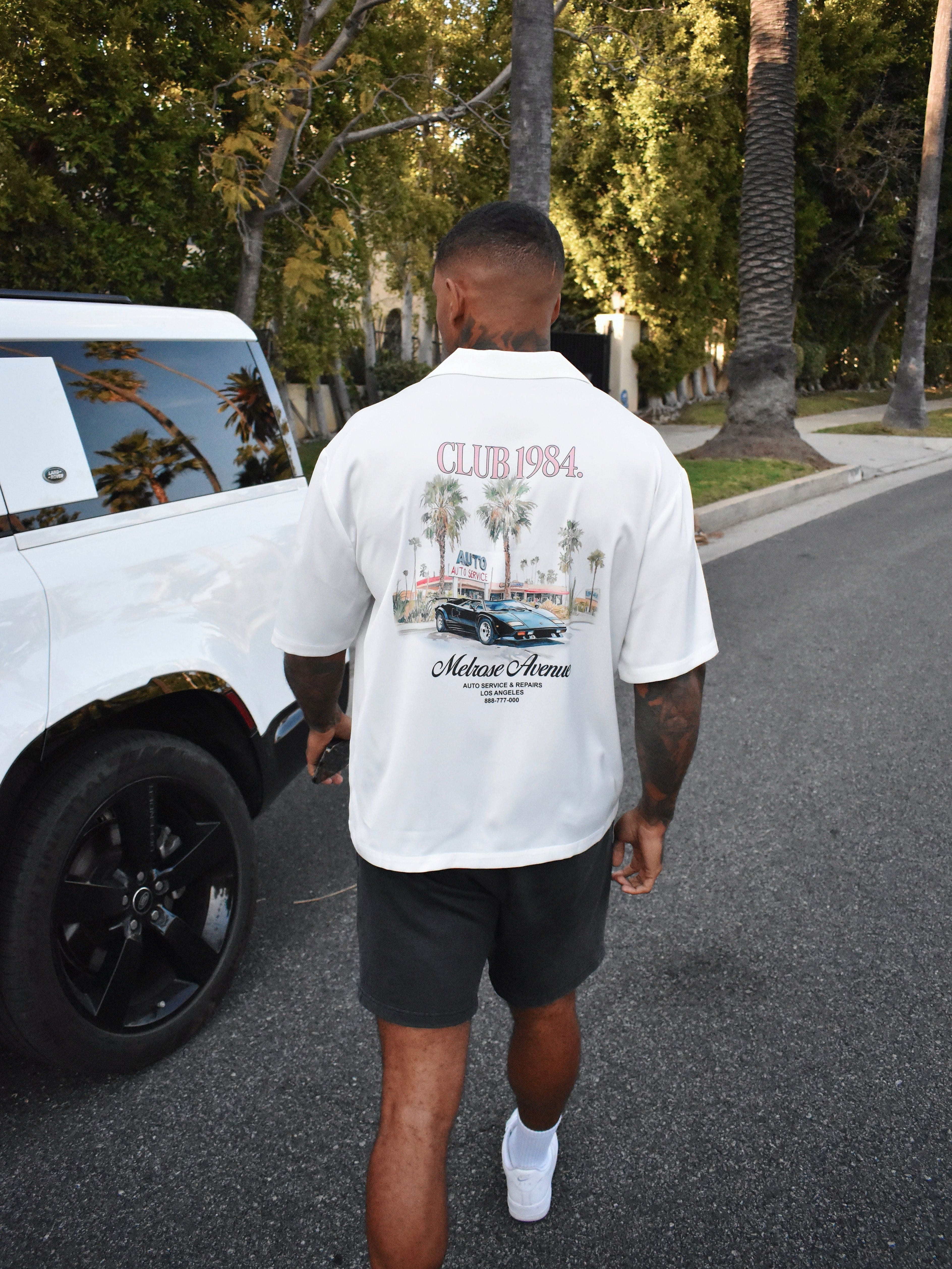 CLUB 1984. San Andreas Shirt - White Shirt