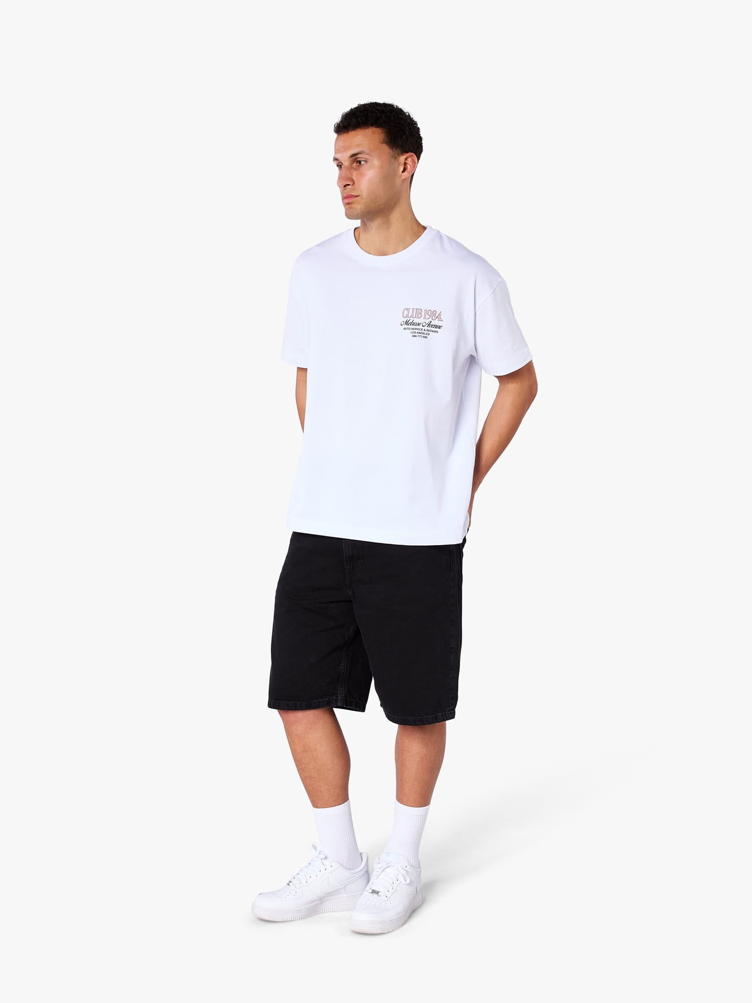 CLUB 1984. San Andreas T-shirt - White T-Shirt