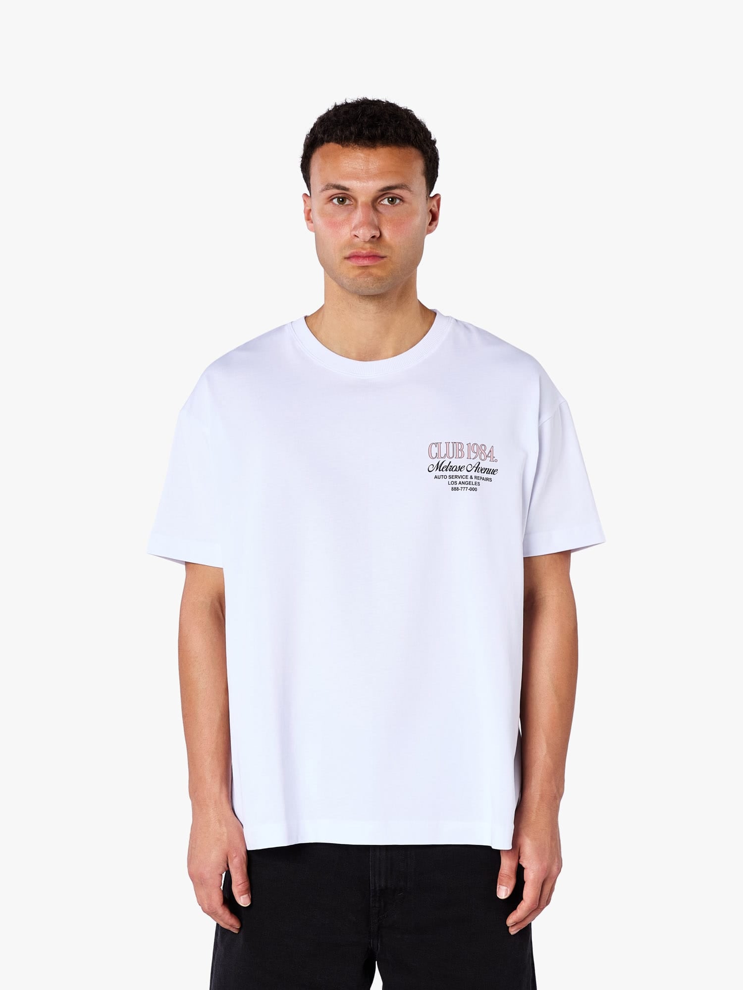 CLUB 1984. San Andreas T-shirt - White T-Shirt