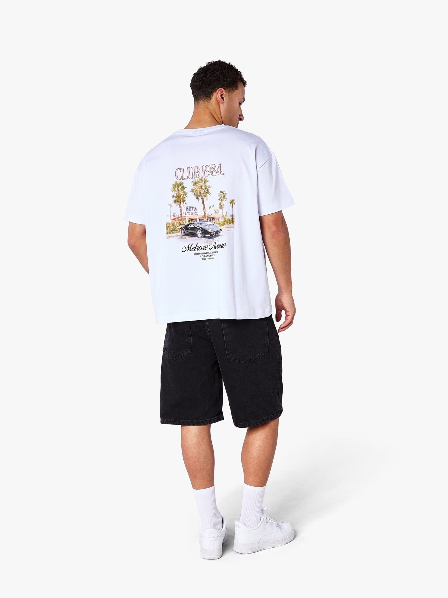 CLUB 1984. San Andreas T-shirt - White T-Shirt