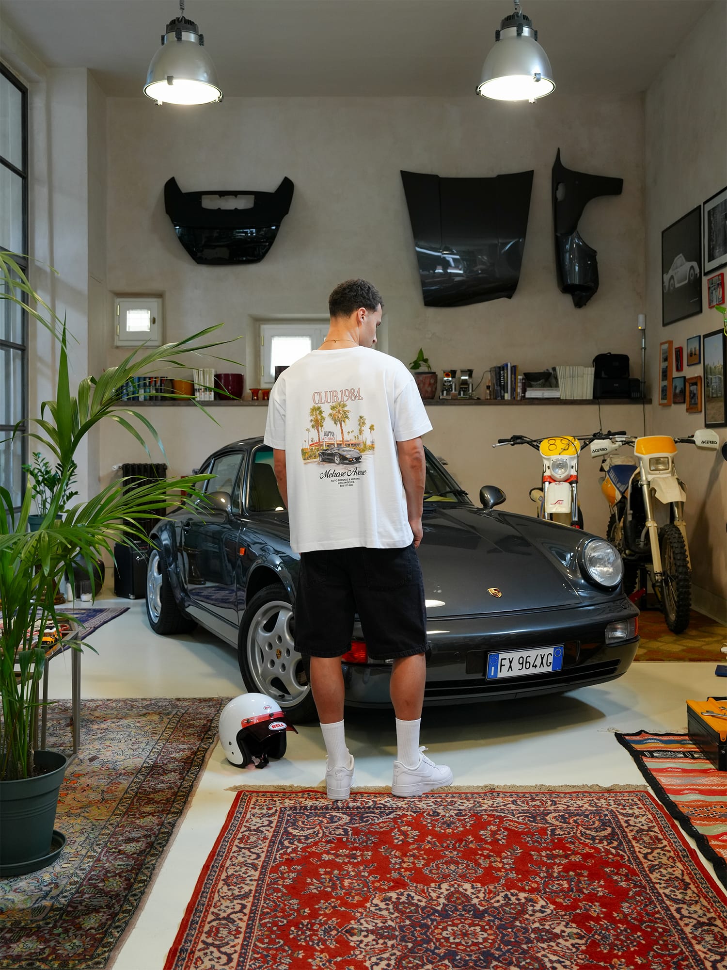 CLUB 1984. San Andreas T-shirt - White T-Shirt
