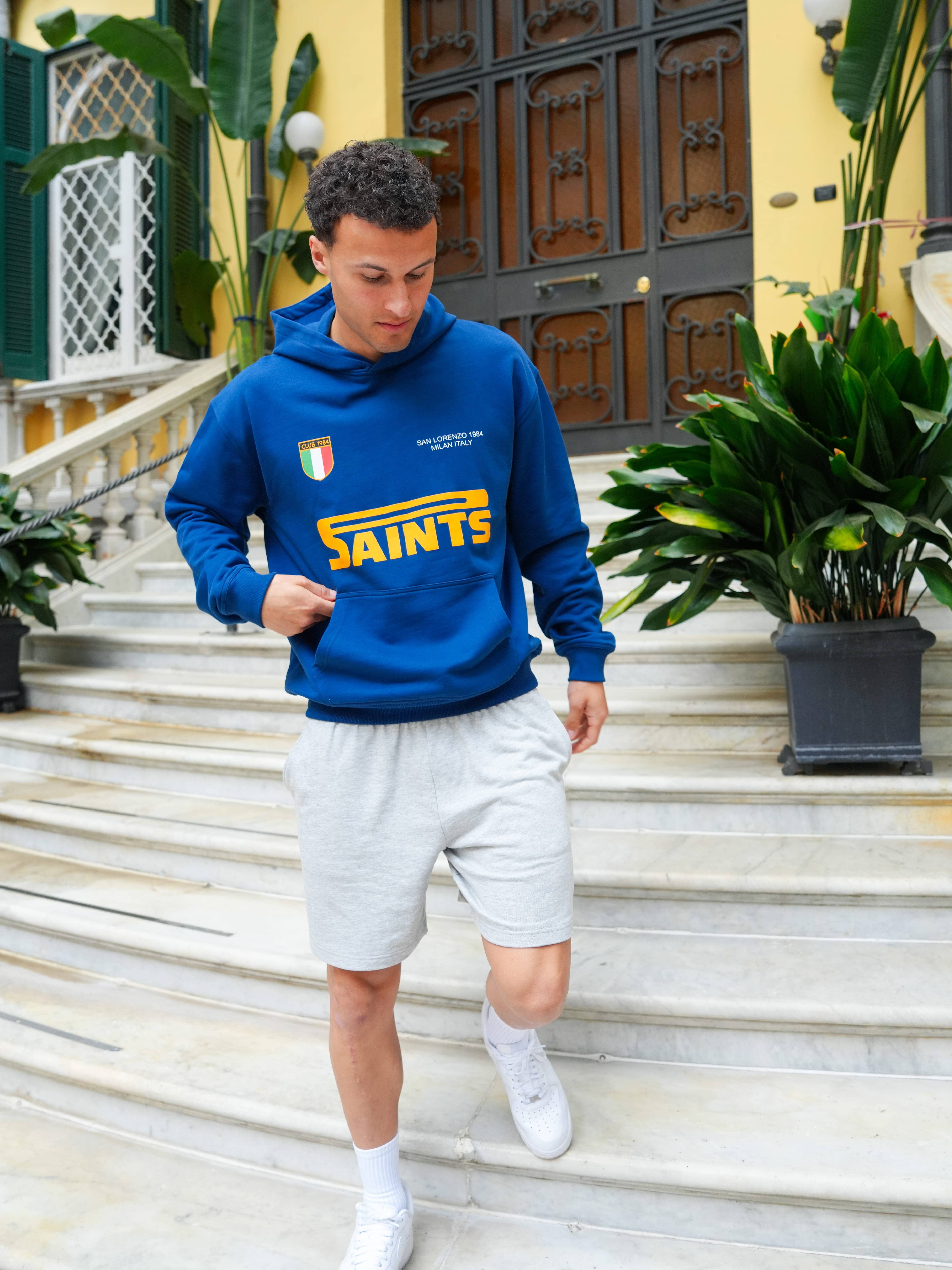 CLUB 1984. San Lorenzo Hoodie - Navy Hoodie