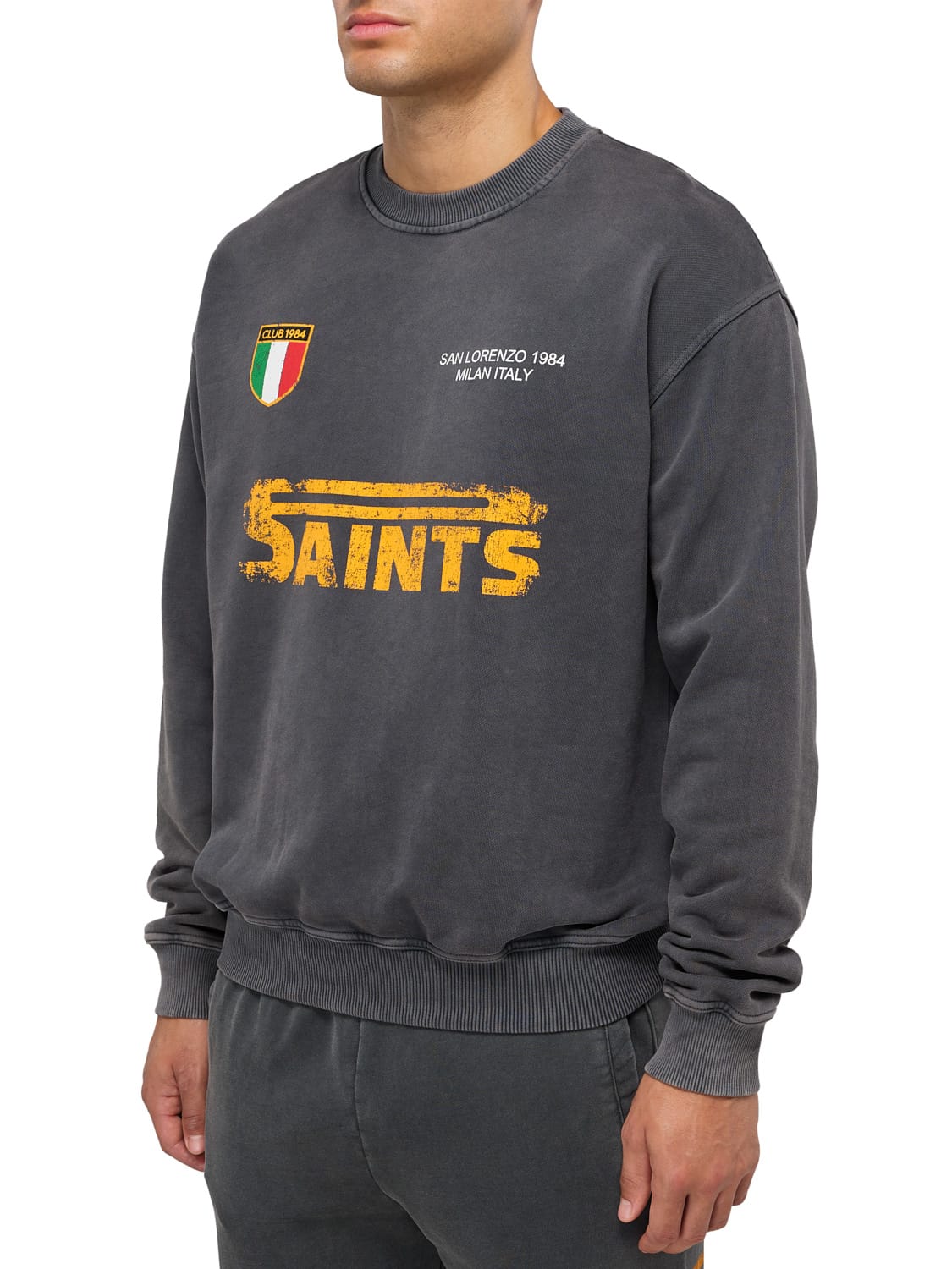 CLUB 1984. San Lorenzo Sweatshirt - Washed Grey Sweatshirt