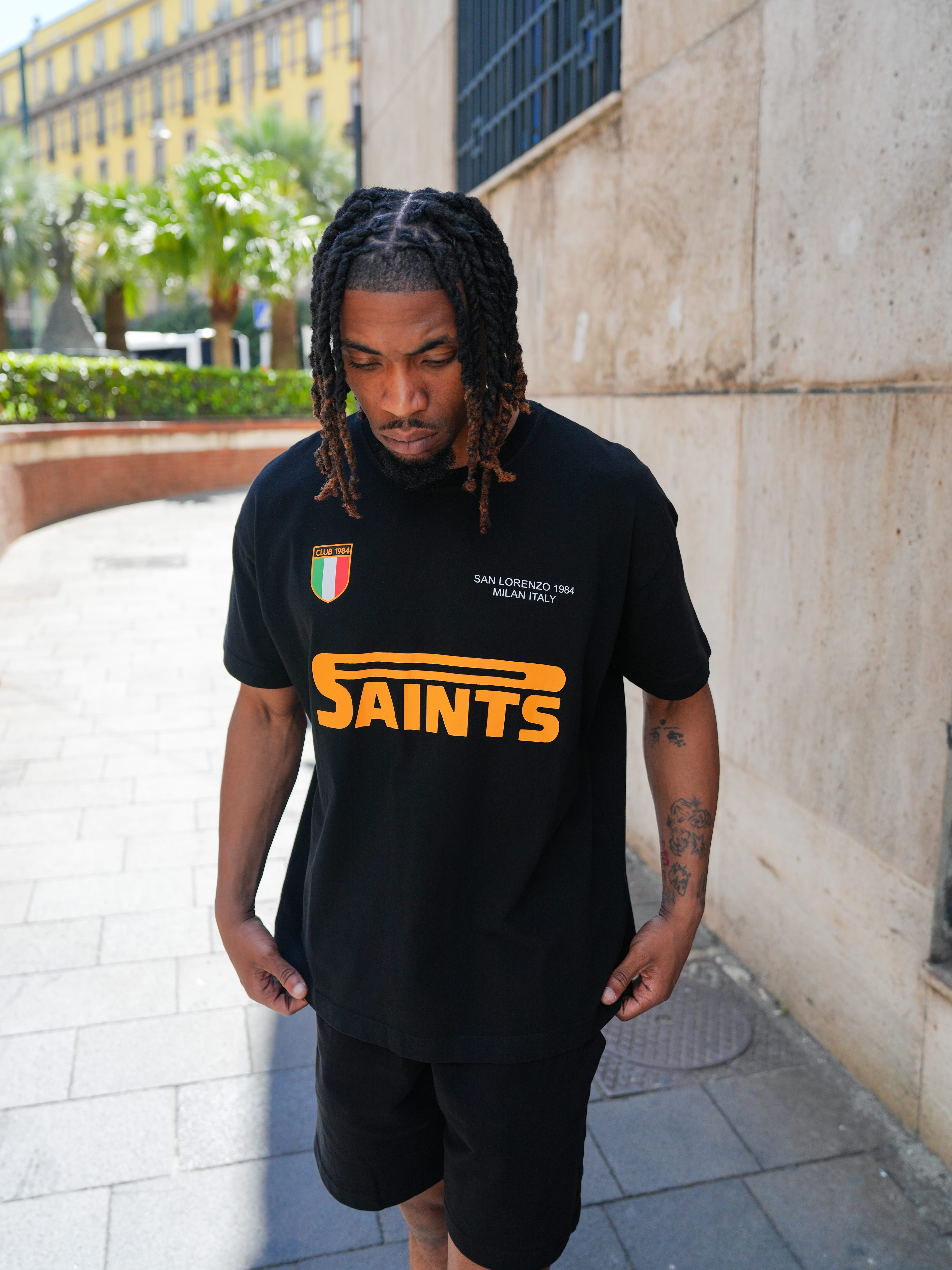 CLUB 1984. San Lorenzo T-shirt - Black T-Shirt