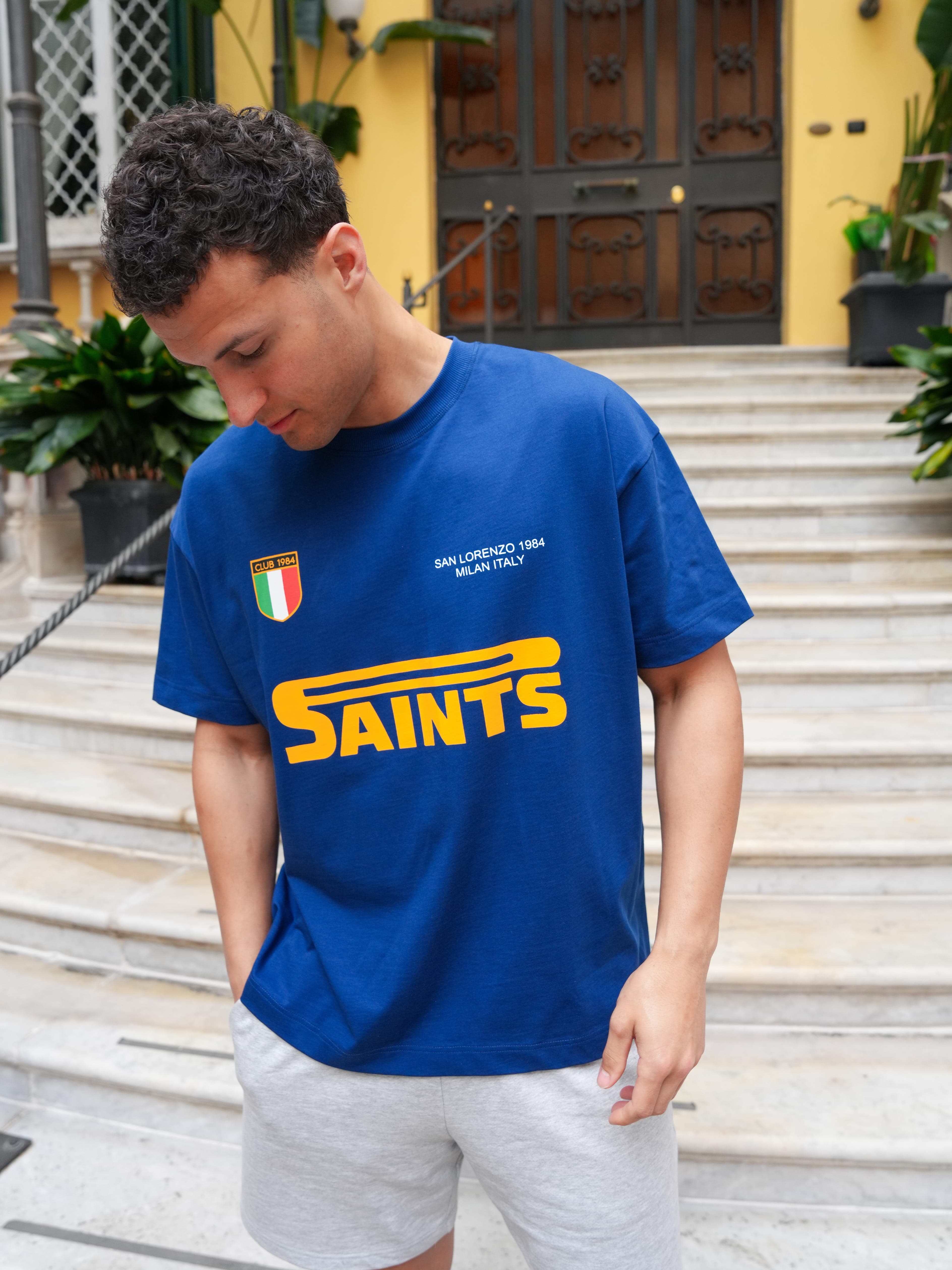 CLUB 1984. San Lorenzo T-shirt - Navy T-Shirt