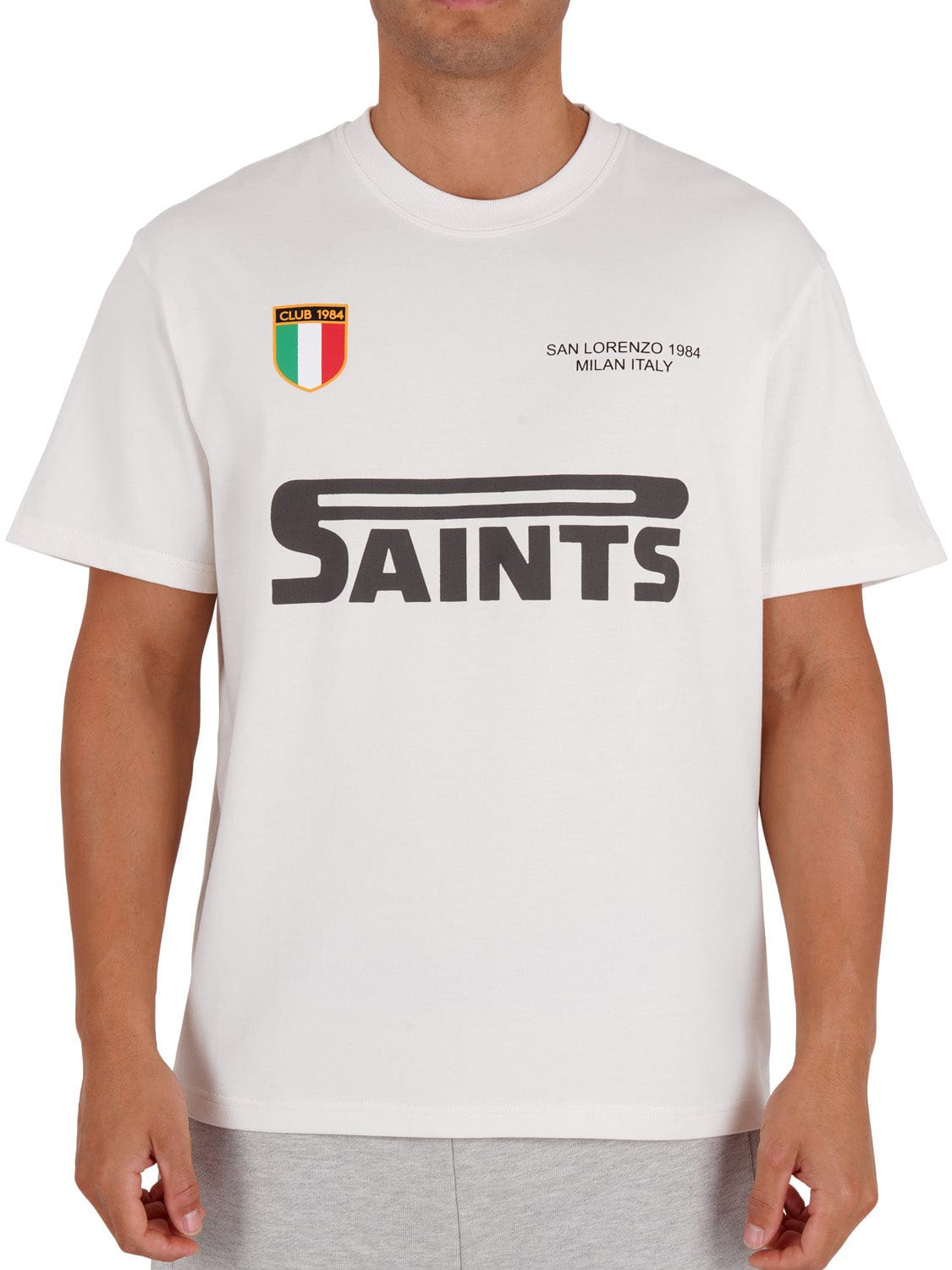 CLUB 1984. San Lorenzo T-shirt - Off White T-Shirt