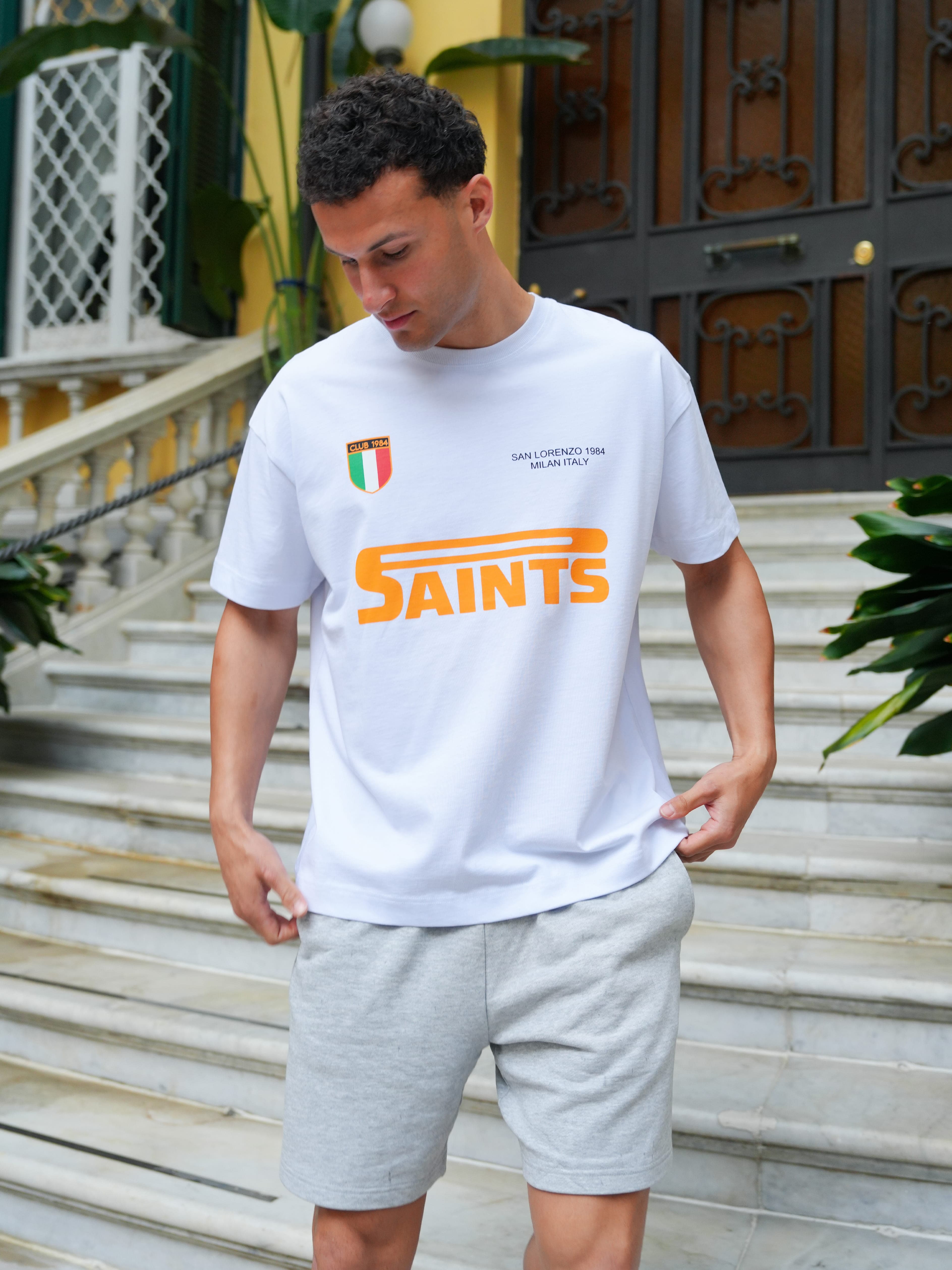 CLUB 1984. San Lorenzo T-shirt - White T-Shirt