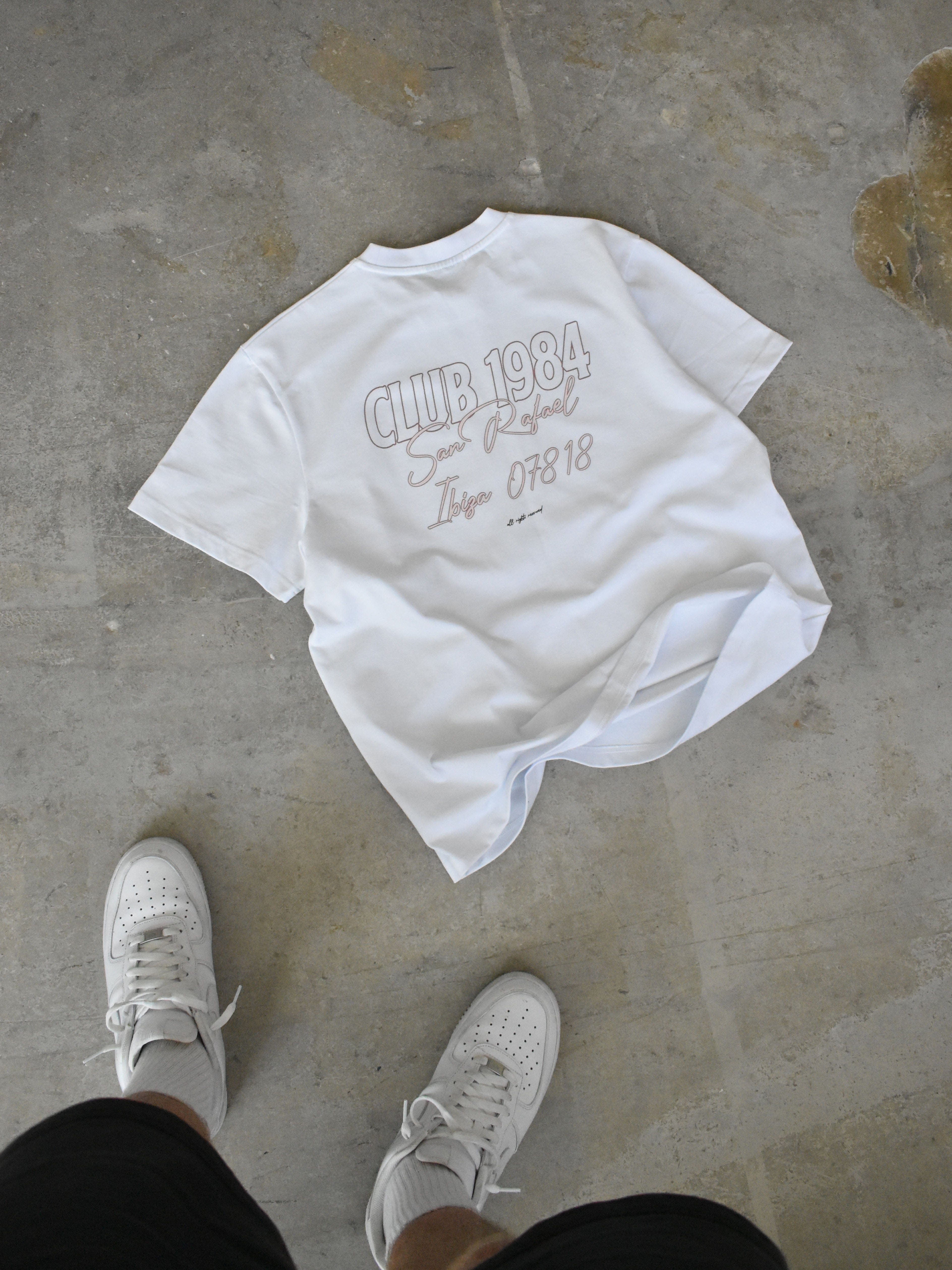 CLUB 1984. San Rafael T-shirt - White T-Shirt