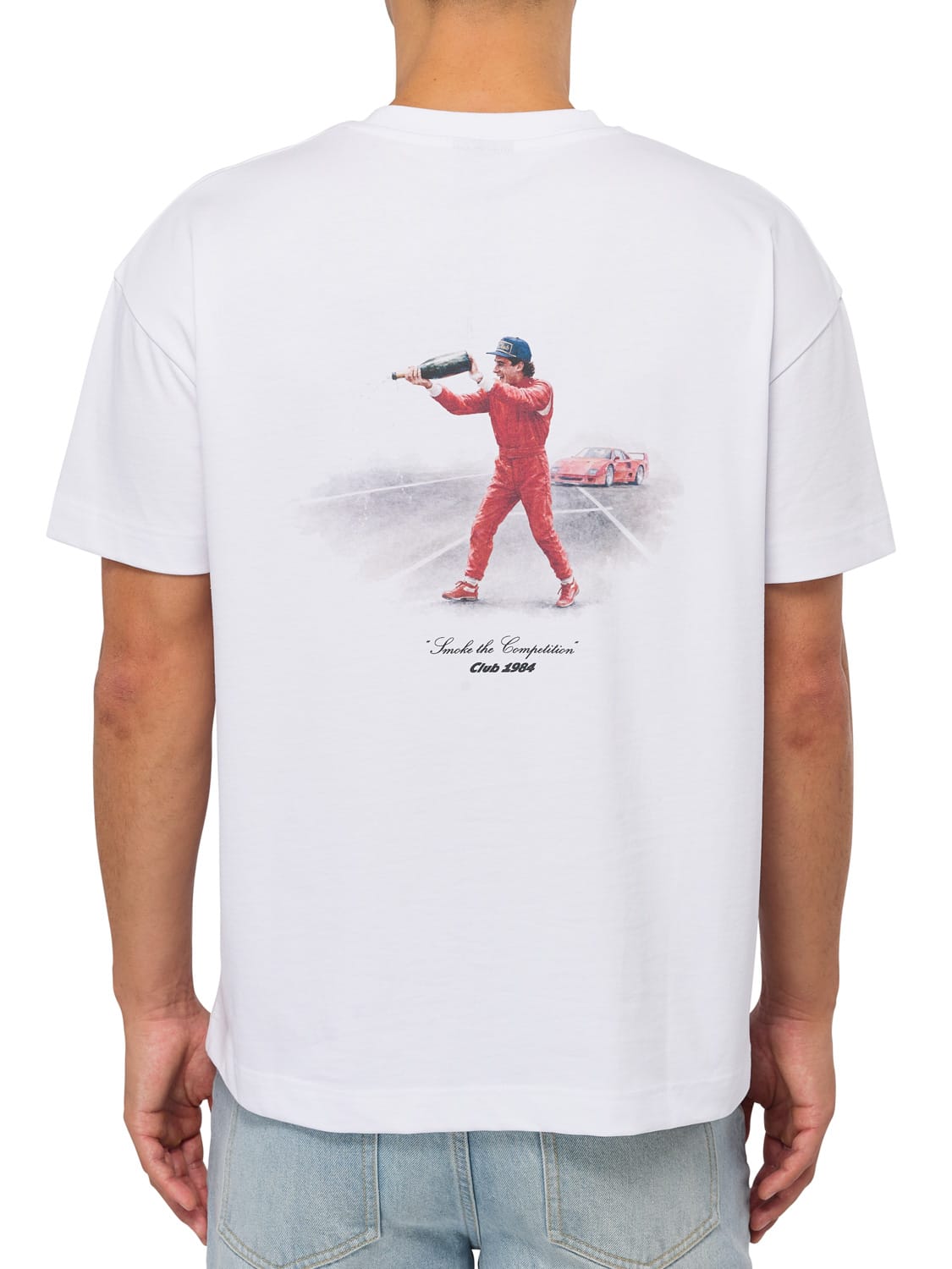 CLUB 1984. Senna T-shirt - White T-Shirt