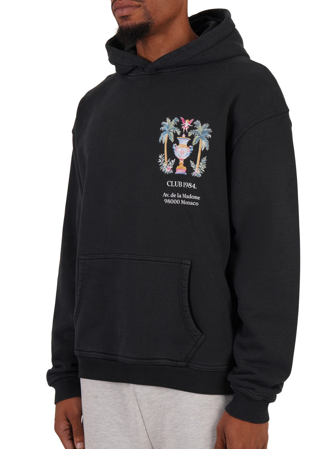 CLUB 1984. Serene Hoodie - Black Hoodie