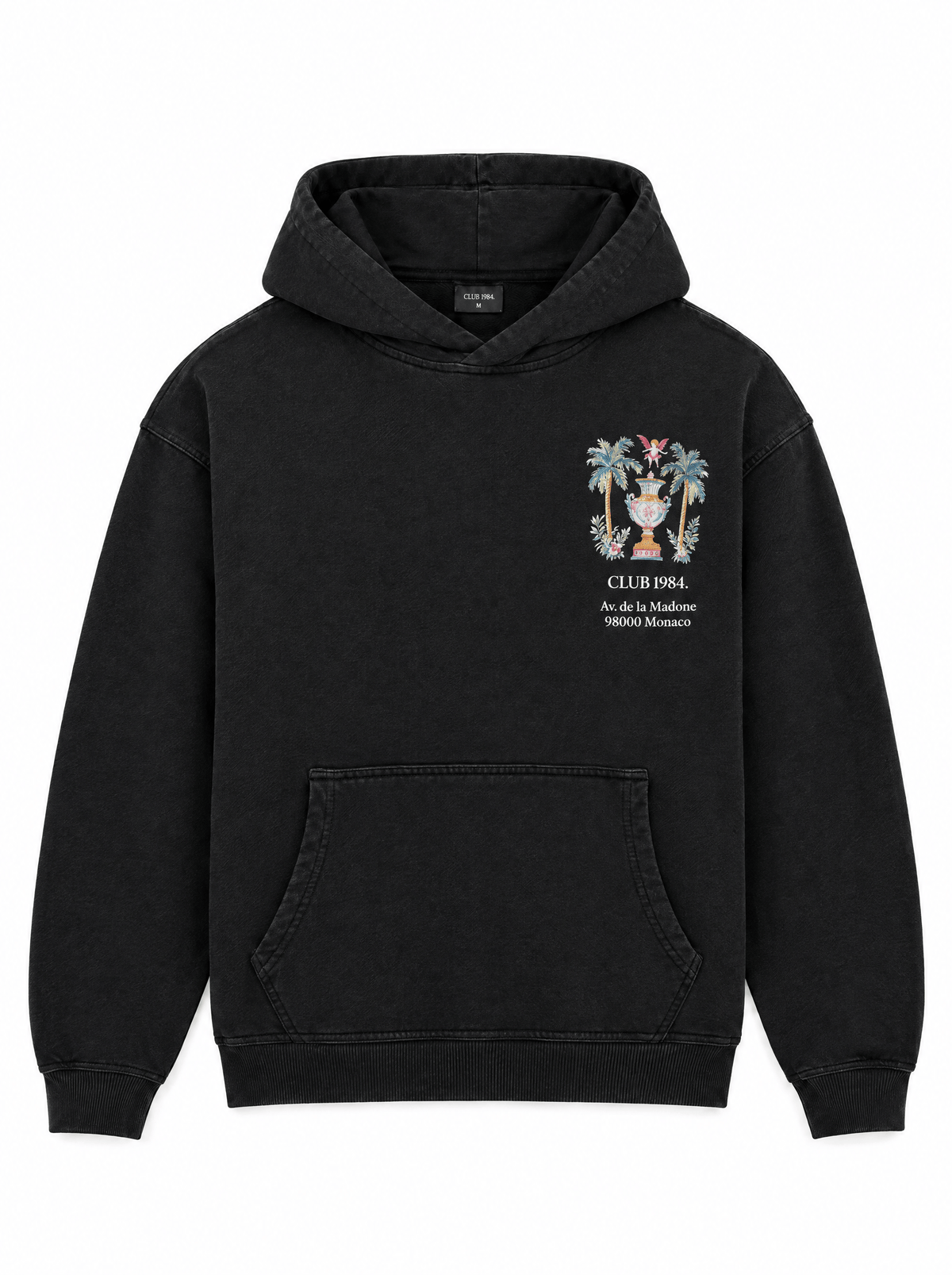 CLUB 1984. Serene Hoodie - Black Hoodie