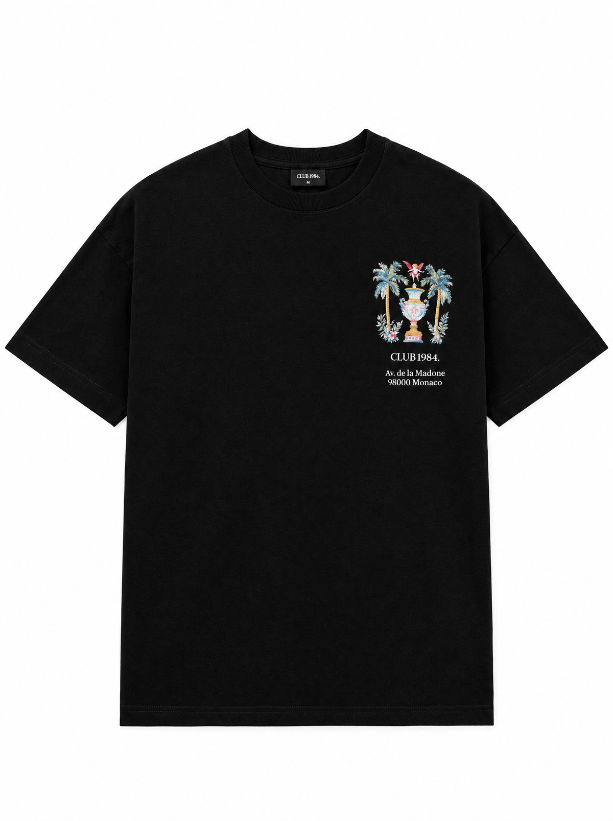 CLUB 1984. Serene T-shirt - Black T-Shirt