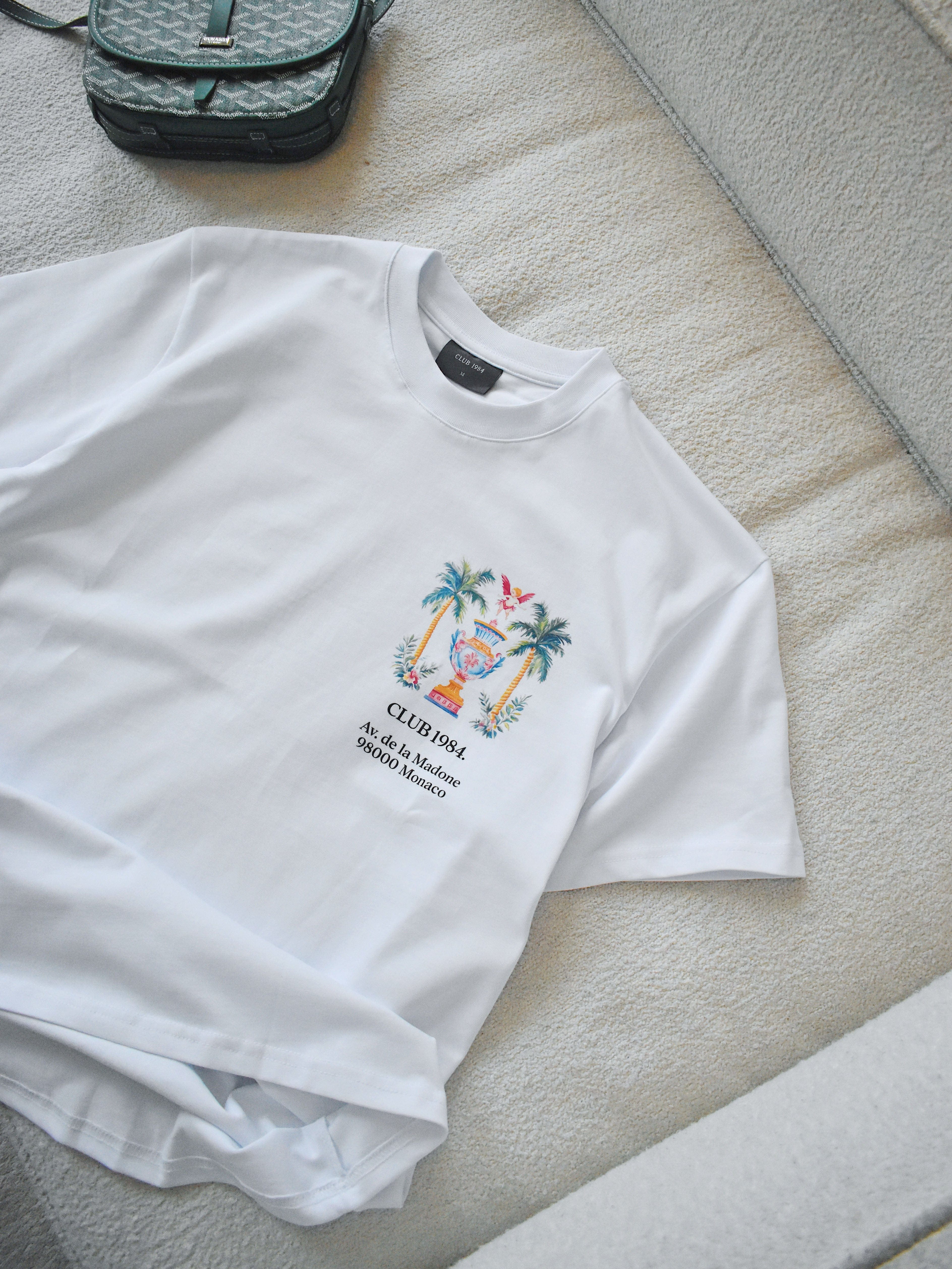 CLUB 1984. Serene T-shirt - White T-Shirt