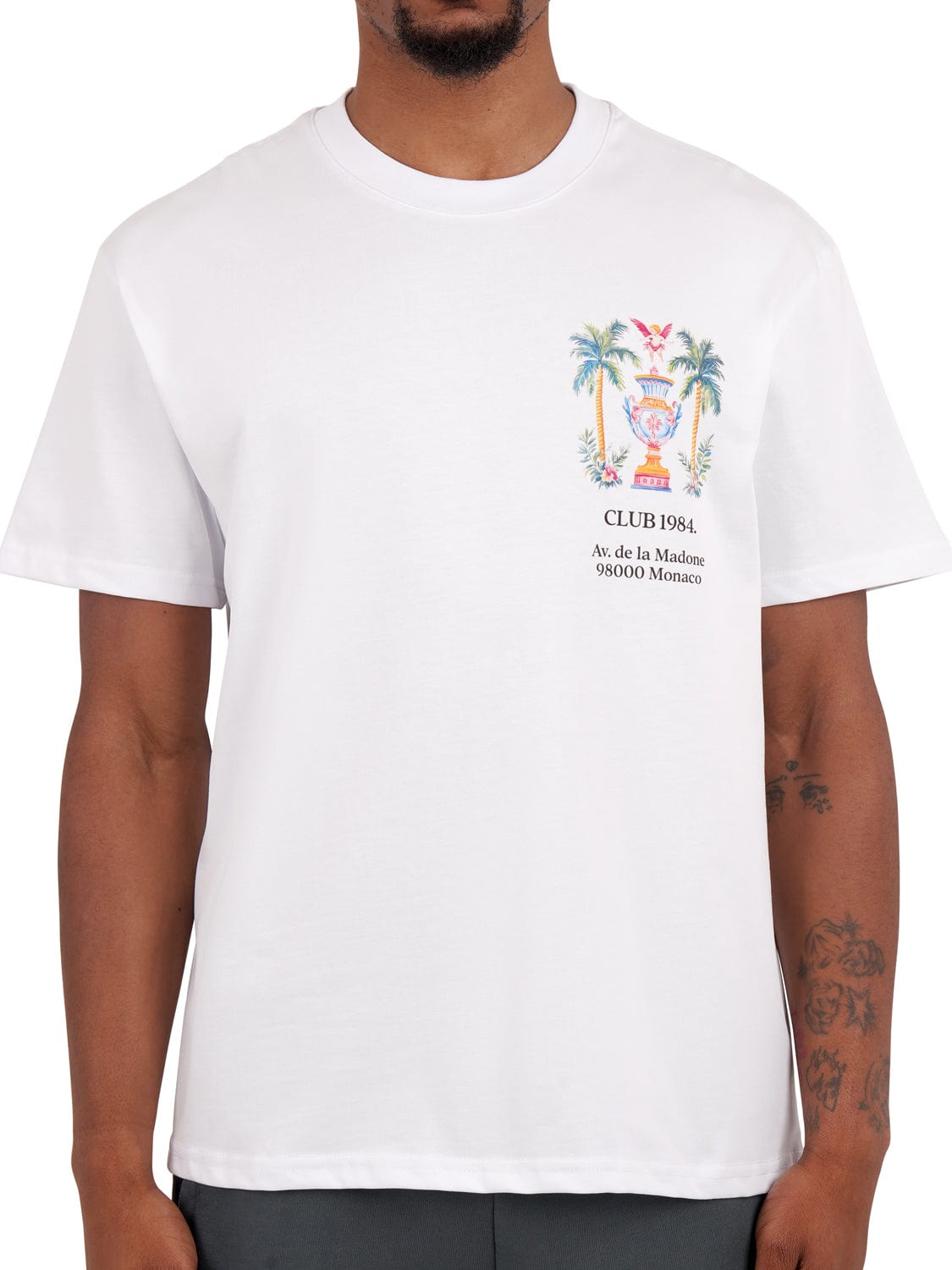 CLUB 1984. Serene T-shirt - White T-Shirt