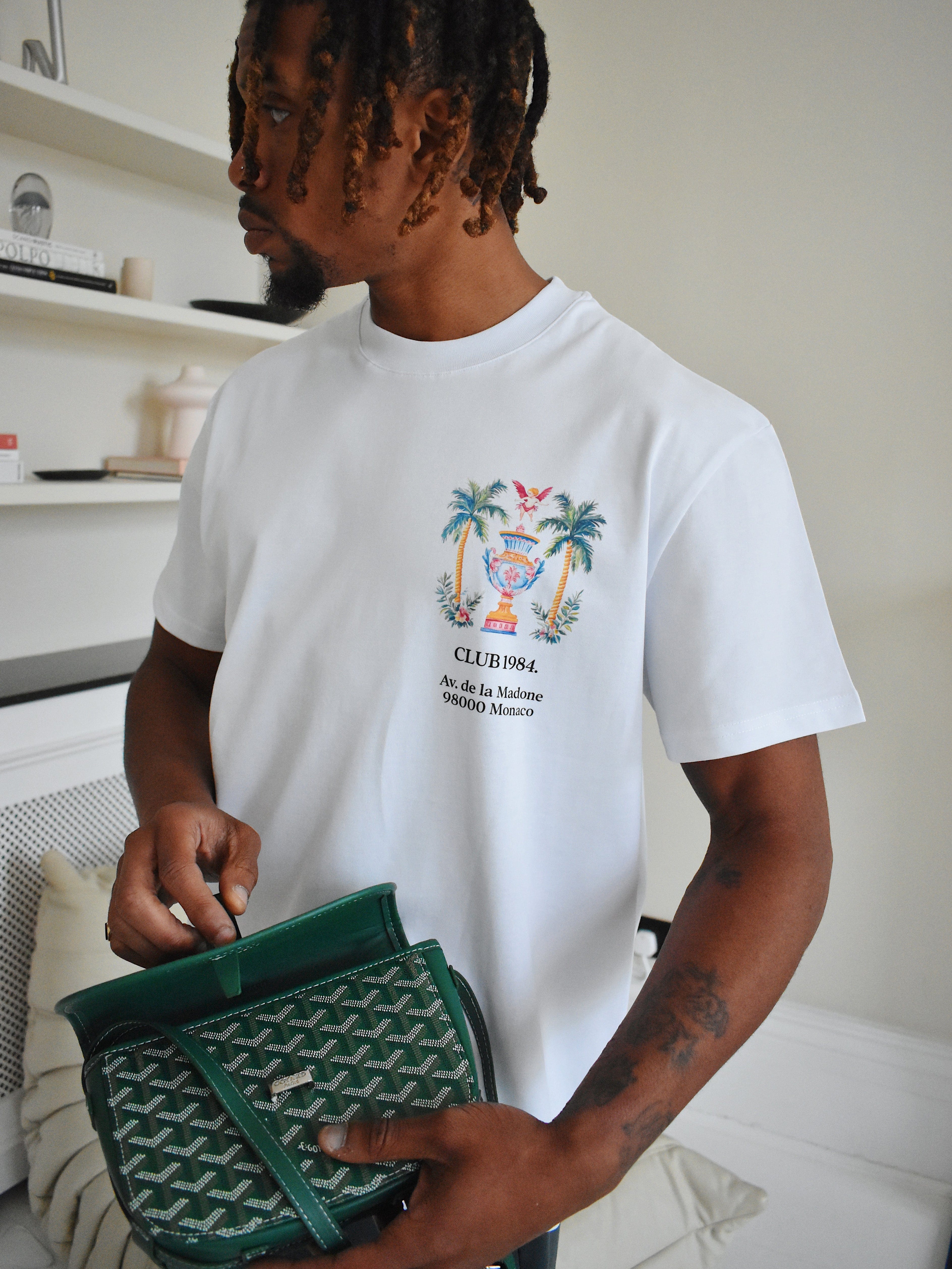 CLUB 1984. Serene T-shirt - White T-Shirt