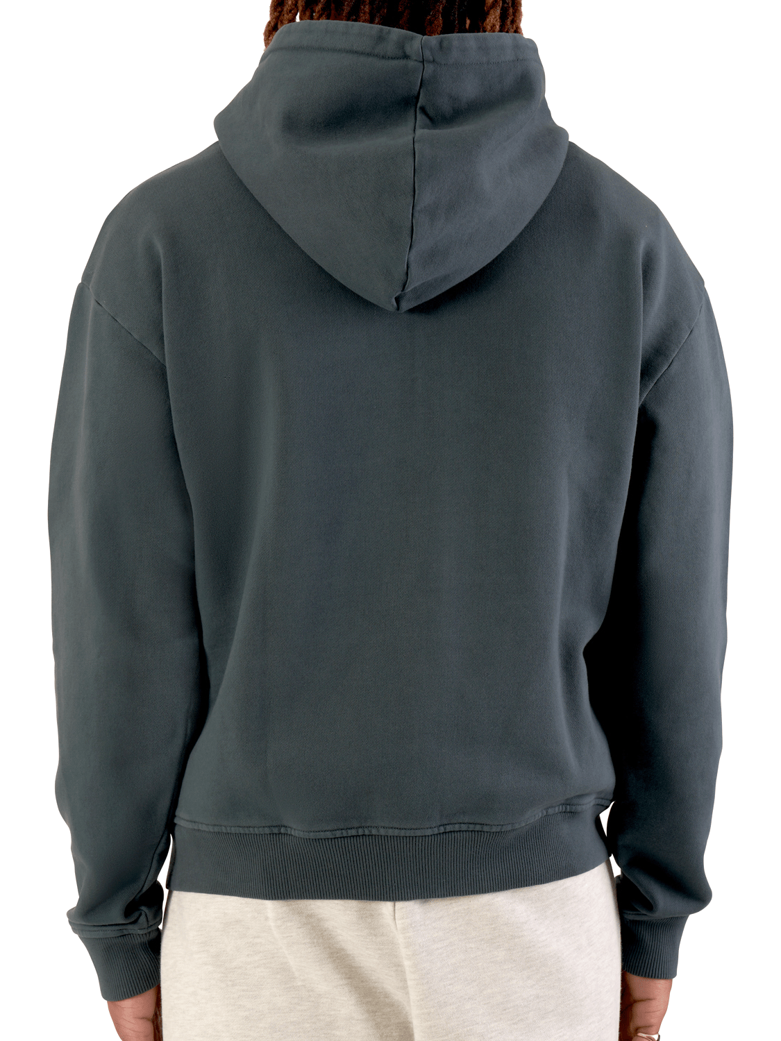 CLUB 1984. Signature Zip Hoodie - Washed Grey Hoodie