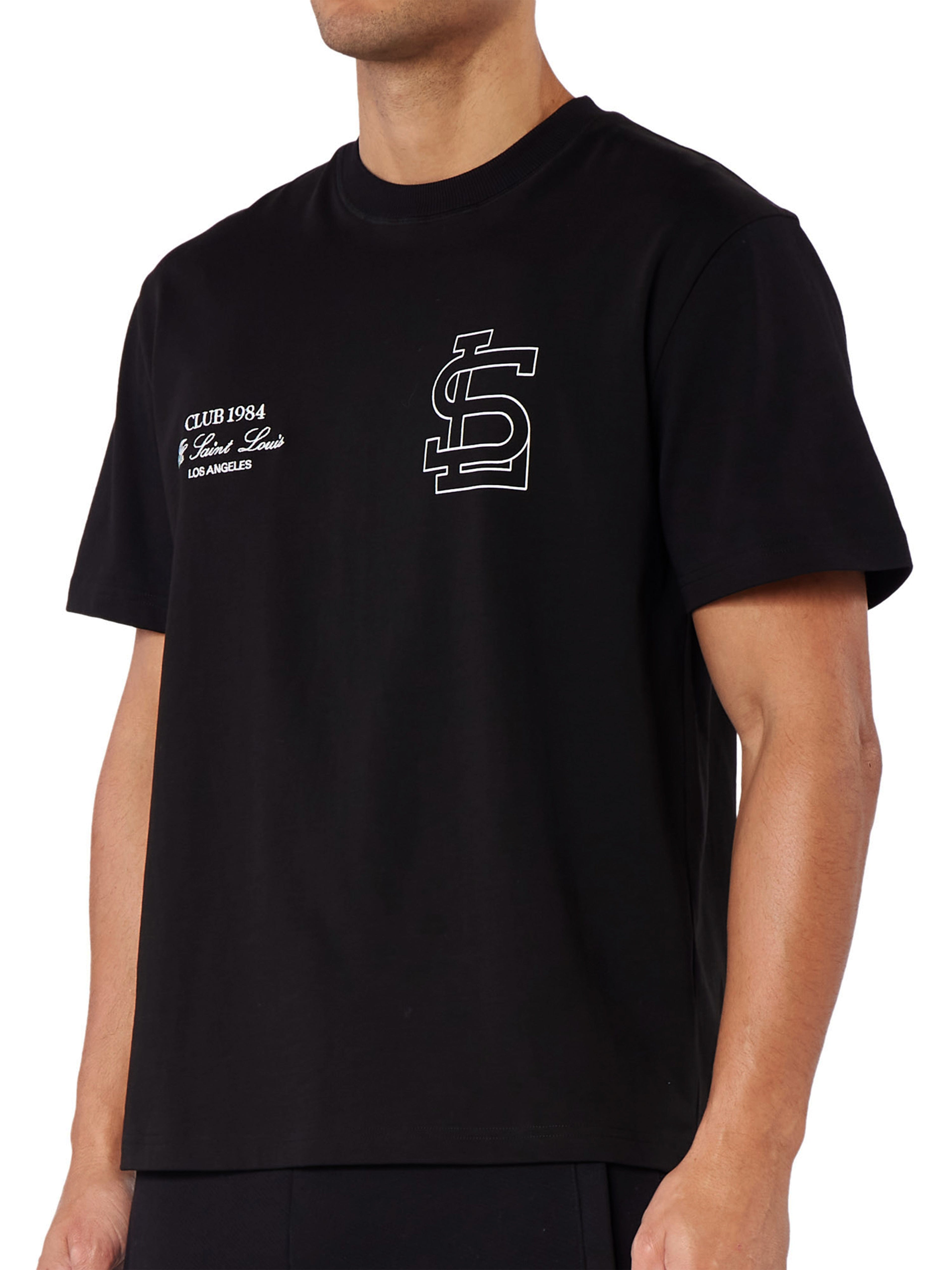 CLUB 1984. SL Athletics T-shirt - Black T-Shirt