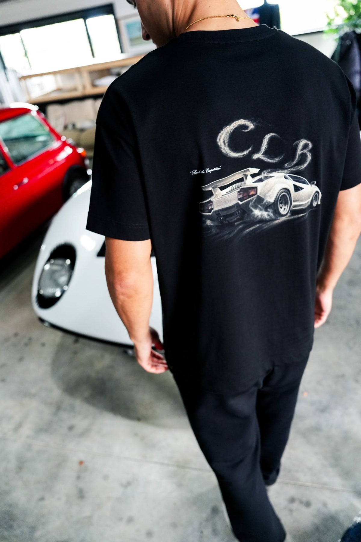 CLUB 1984. Smoked Out T-shirt - Black T-Shirt