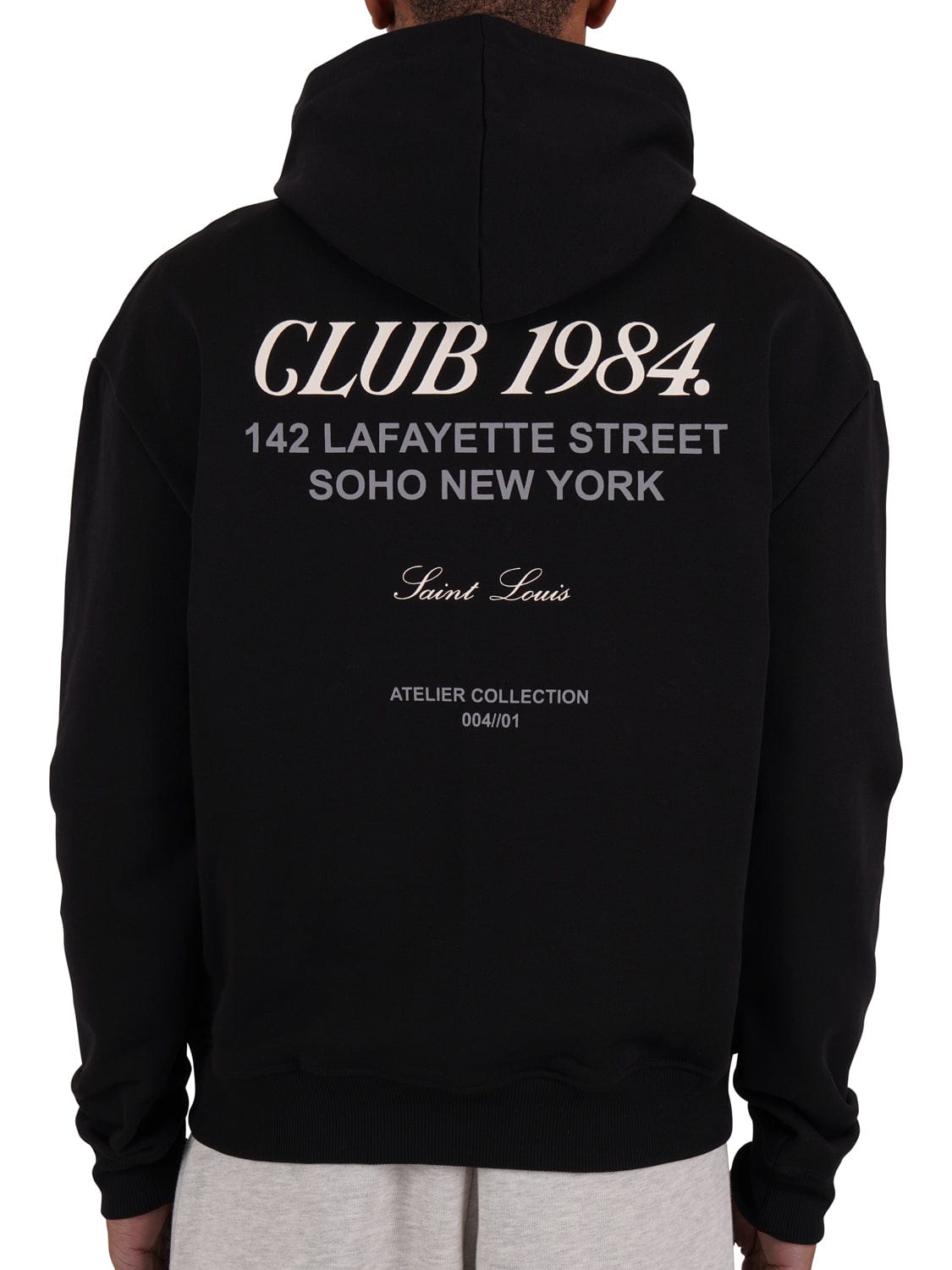 CLUB 1984. Soho Hoodie - Black Hoodie