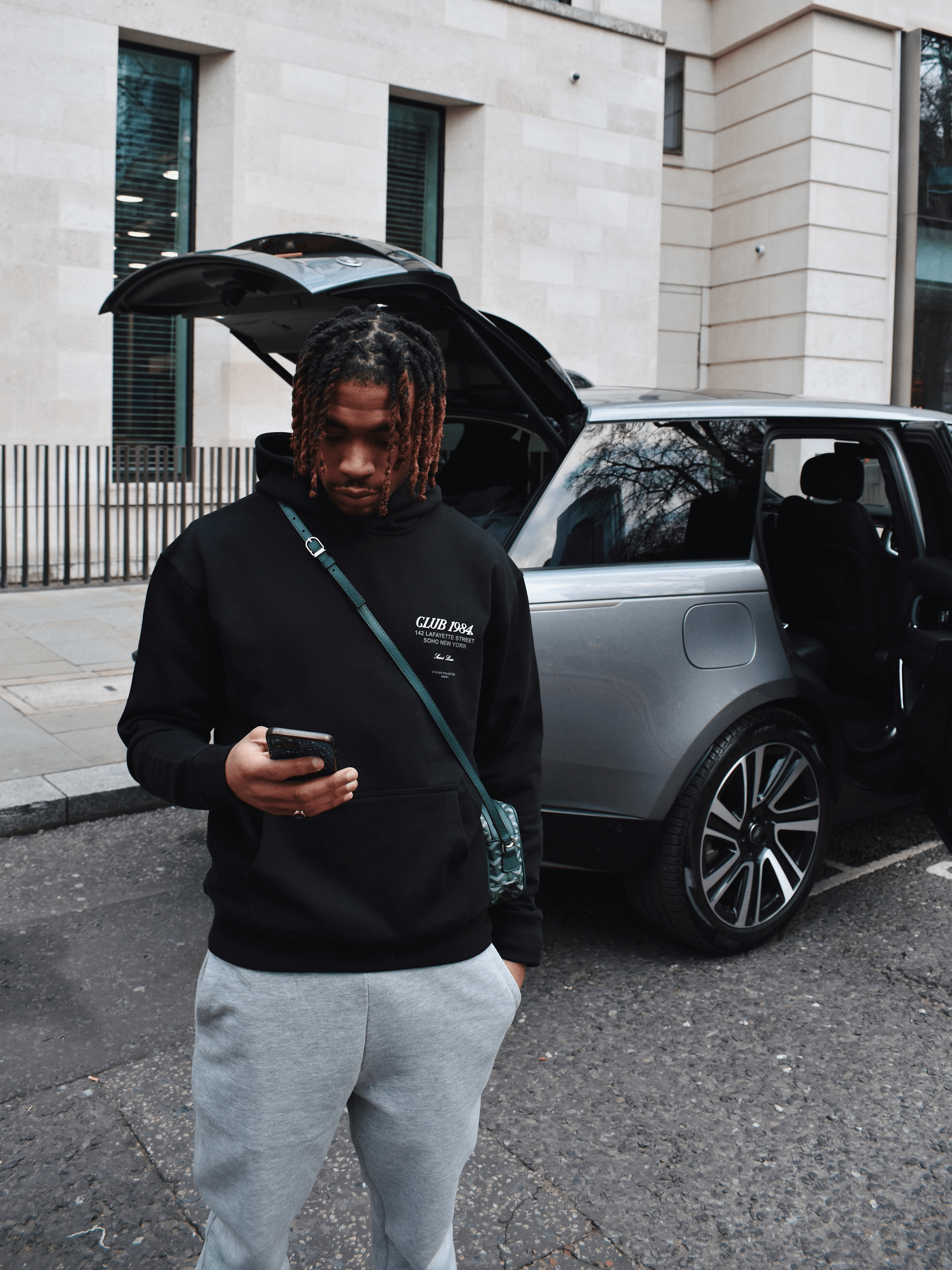 CLUB 1984. Soho Hoodie - Black Hoodie