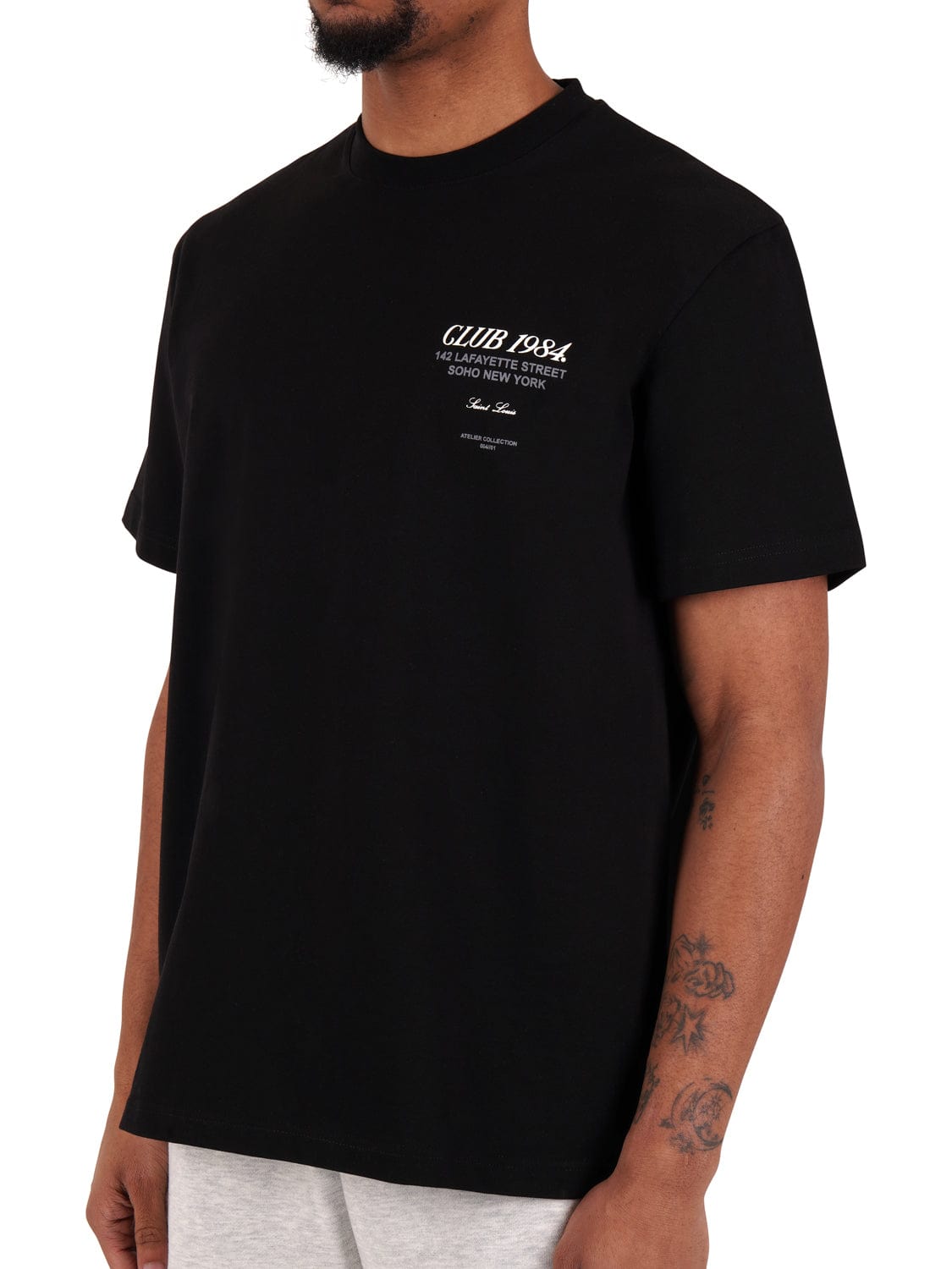 CLUB 1984. Soho T-shirt - Black T-Shirt