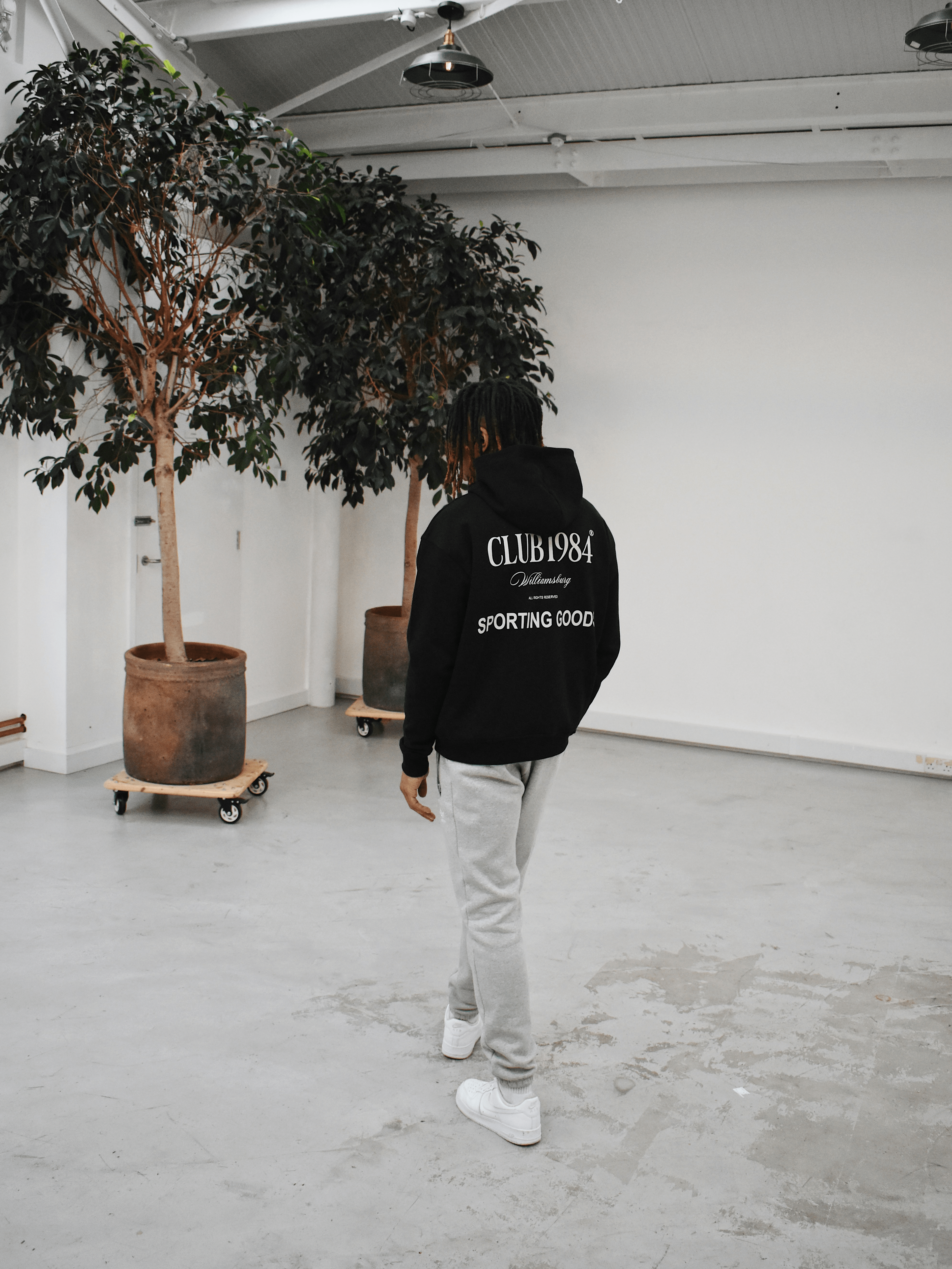 CLUB 1984. Sporting Goods Hoodie - Black Hoodie