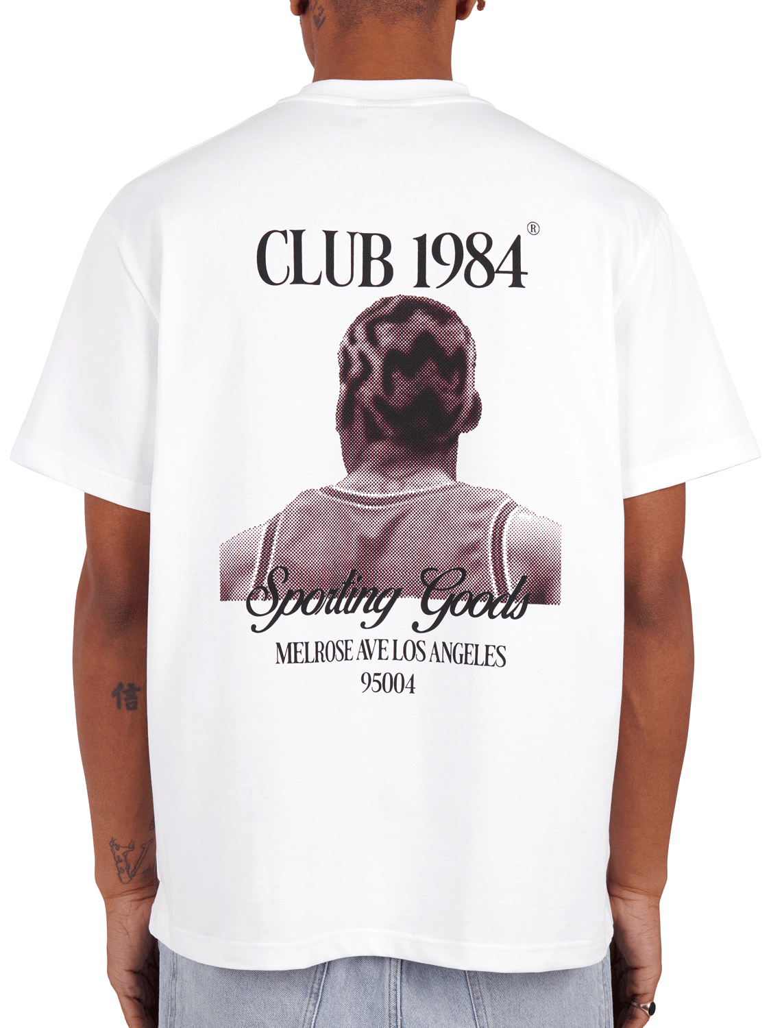 CLUB 1984. Sporting Goods Rodman T-shirt - White T-Shirt