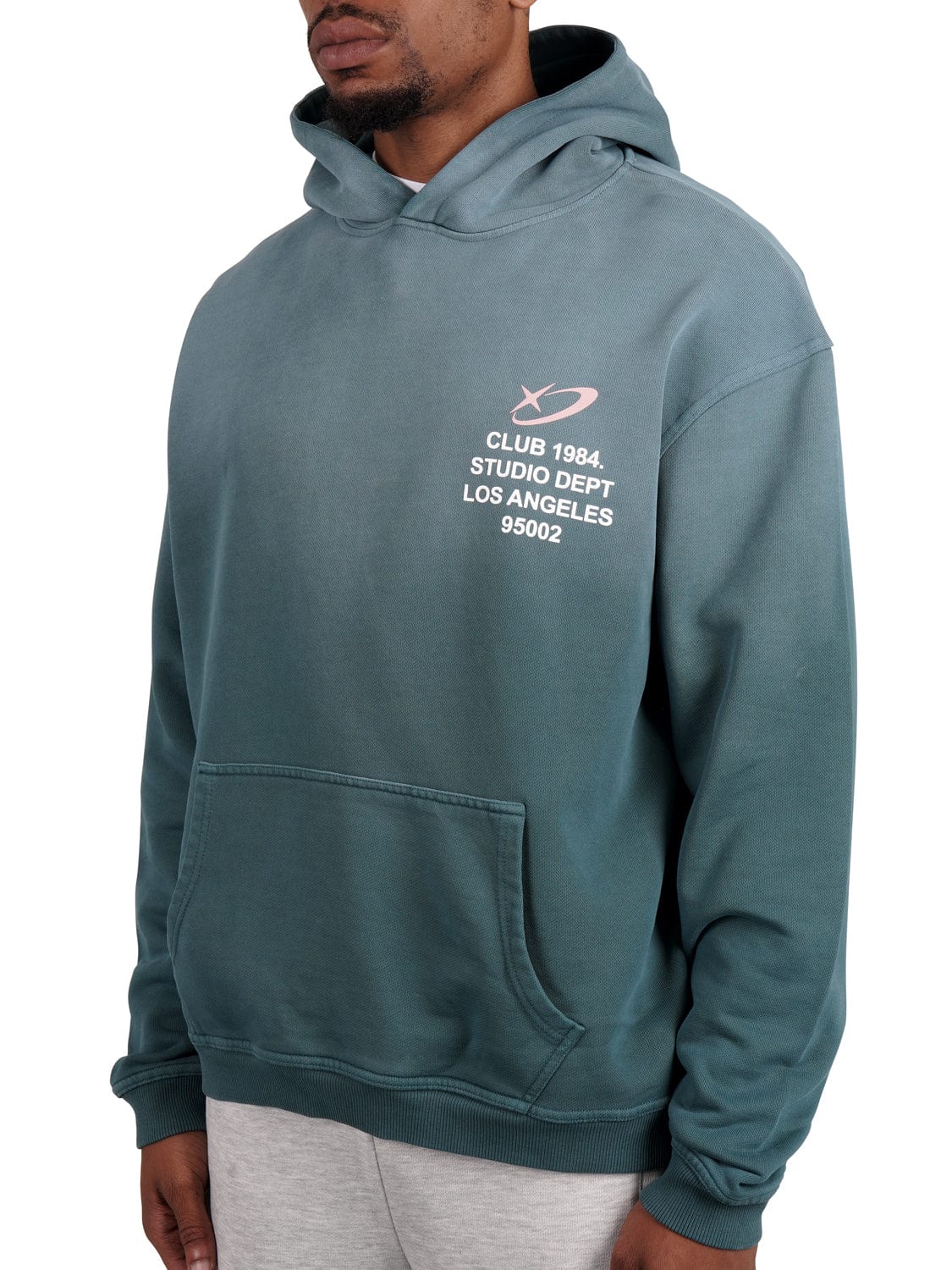 CLUB 1984. Studio Dept Hoodie - Washed Teal Hoodie