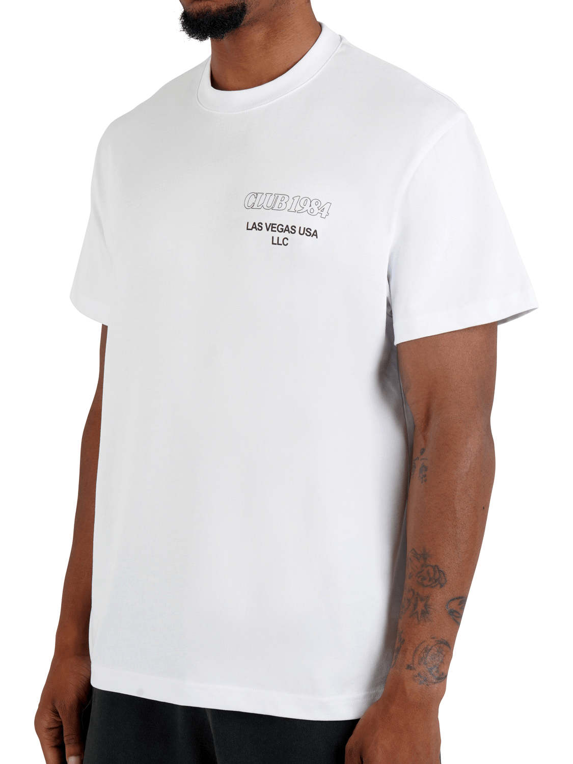 CLUB 1984. The Business T-shirt - White T-Shirt