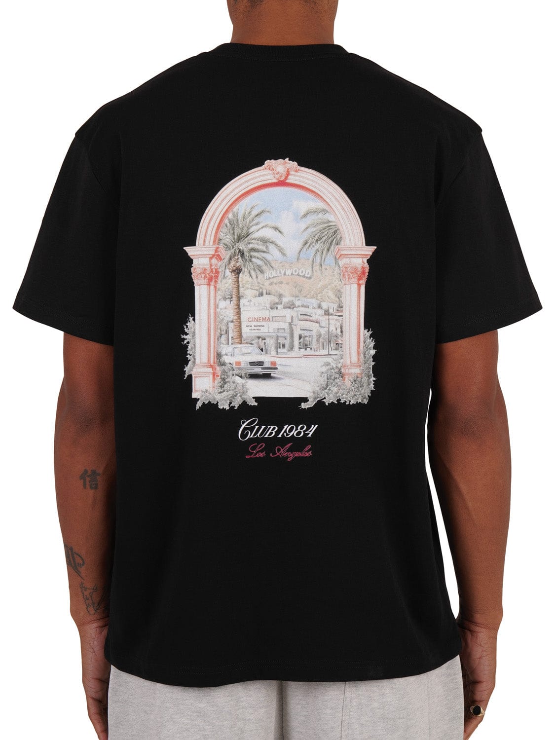 CLUB 1984. The Hills T-shirt - Black T-Shirt